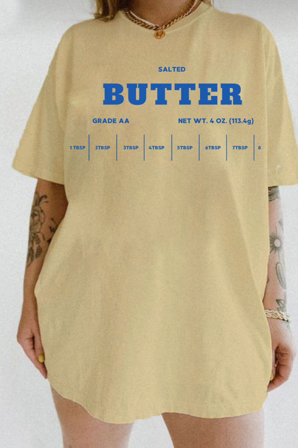 New Salted Butter Funny Baking Tee For Women