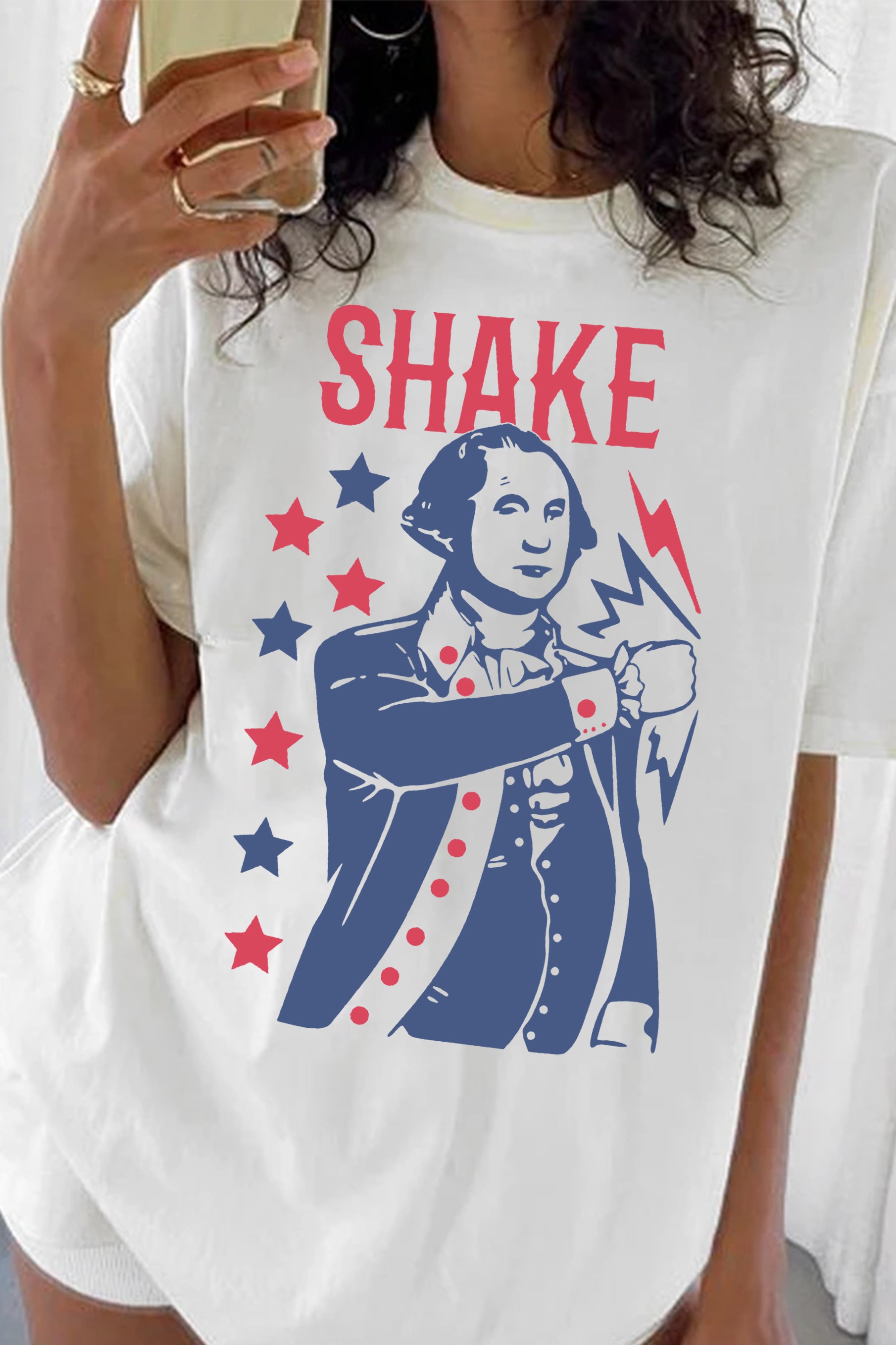 New Shake and Bake Matching 4th of July Tee For Women