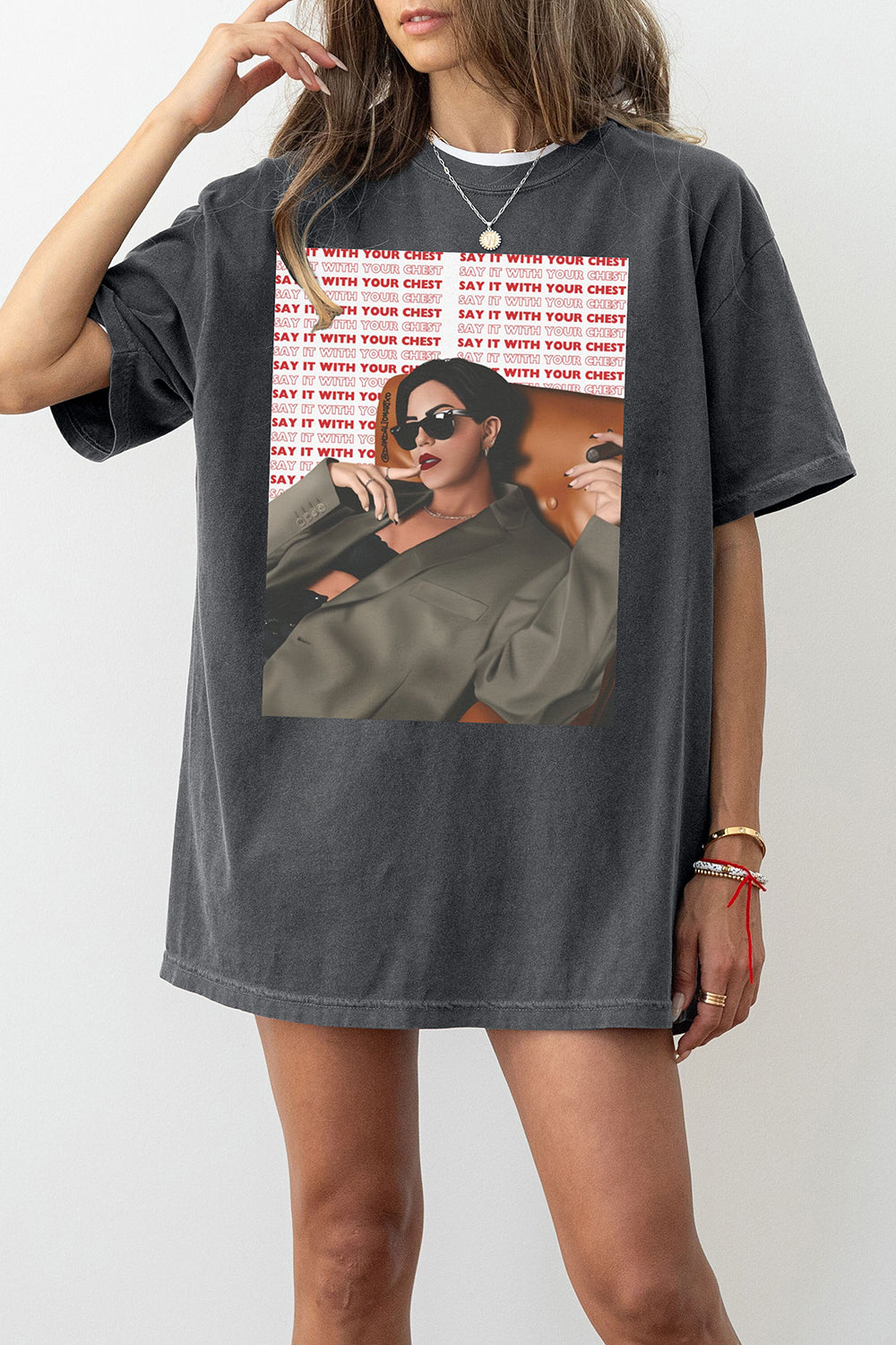 New Say It With Your Chest Tee For Women