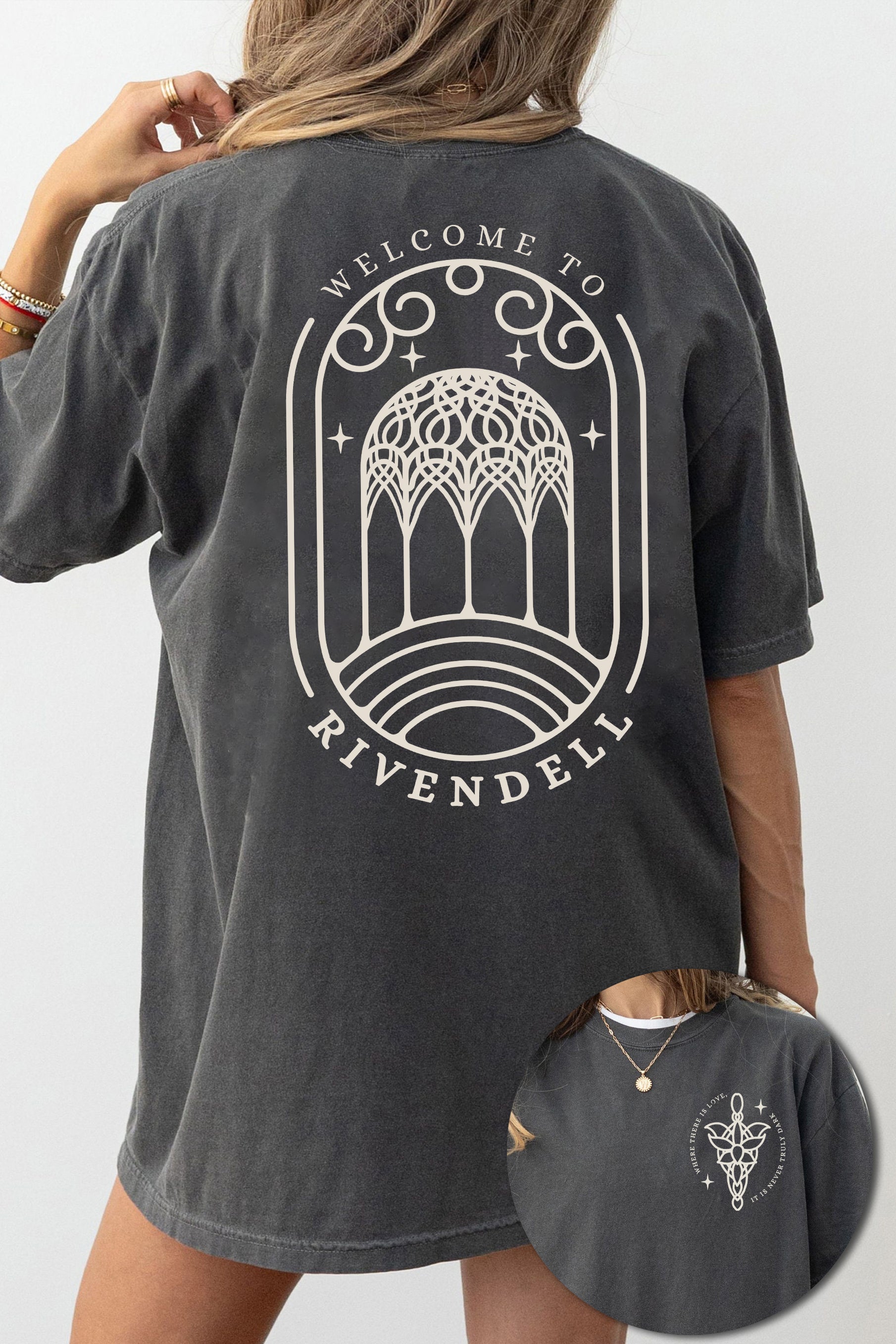 New Rivendell Magical Elven Sanctuary LOTR Tee For Women