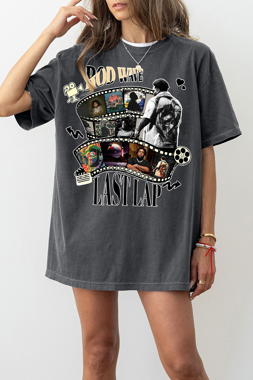 New Rod Wave Last Lap Concert Tee For Women