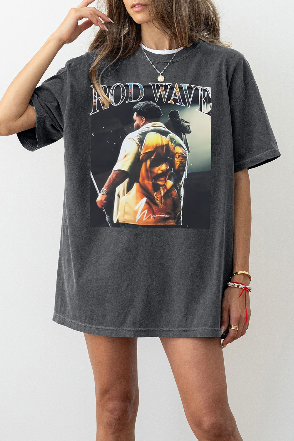 New Rod Wave Tour Graphic Tee For Women
