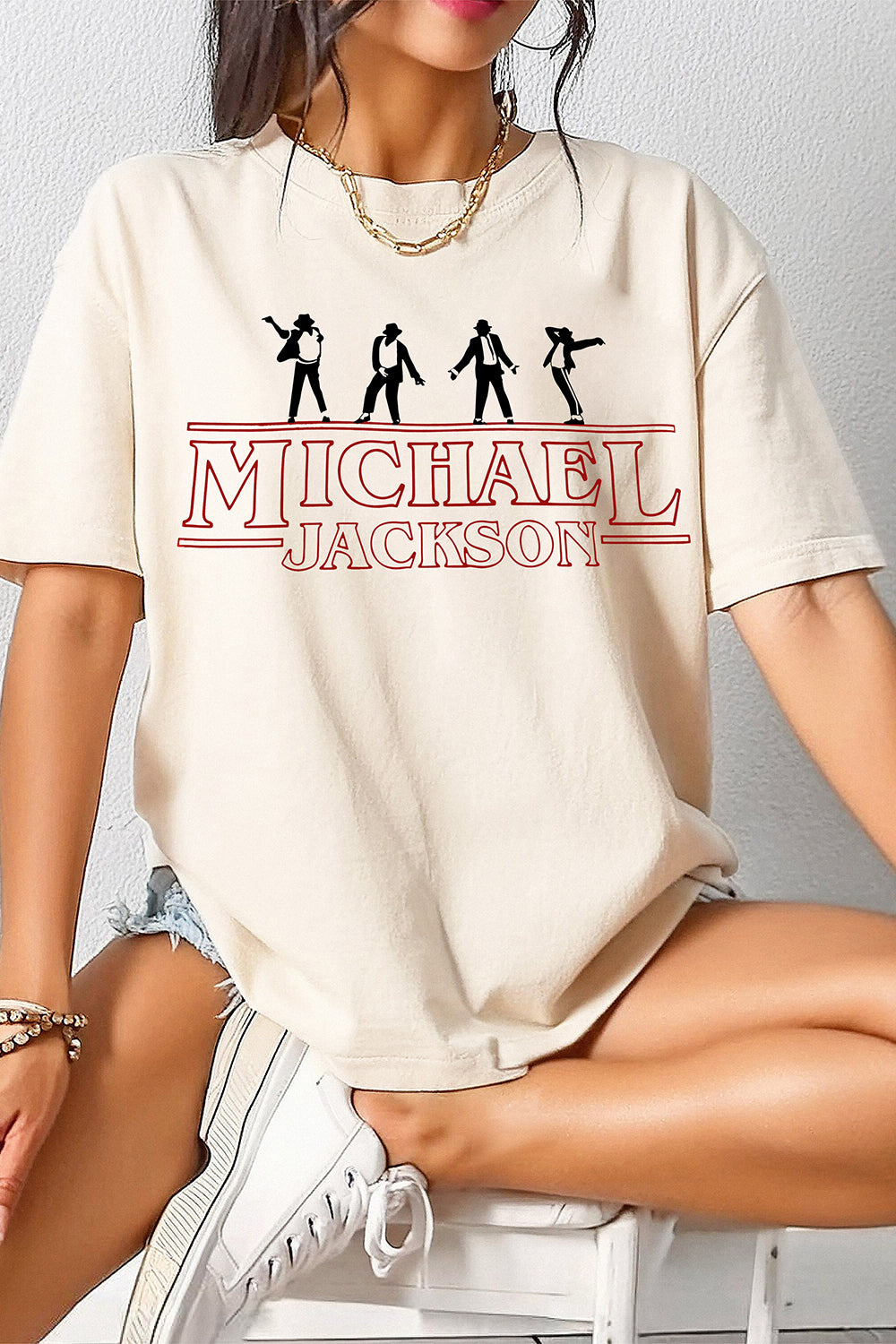 New RIP Michael JackSon Dance Tee For Women