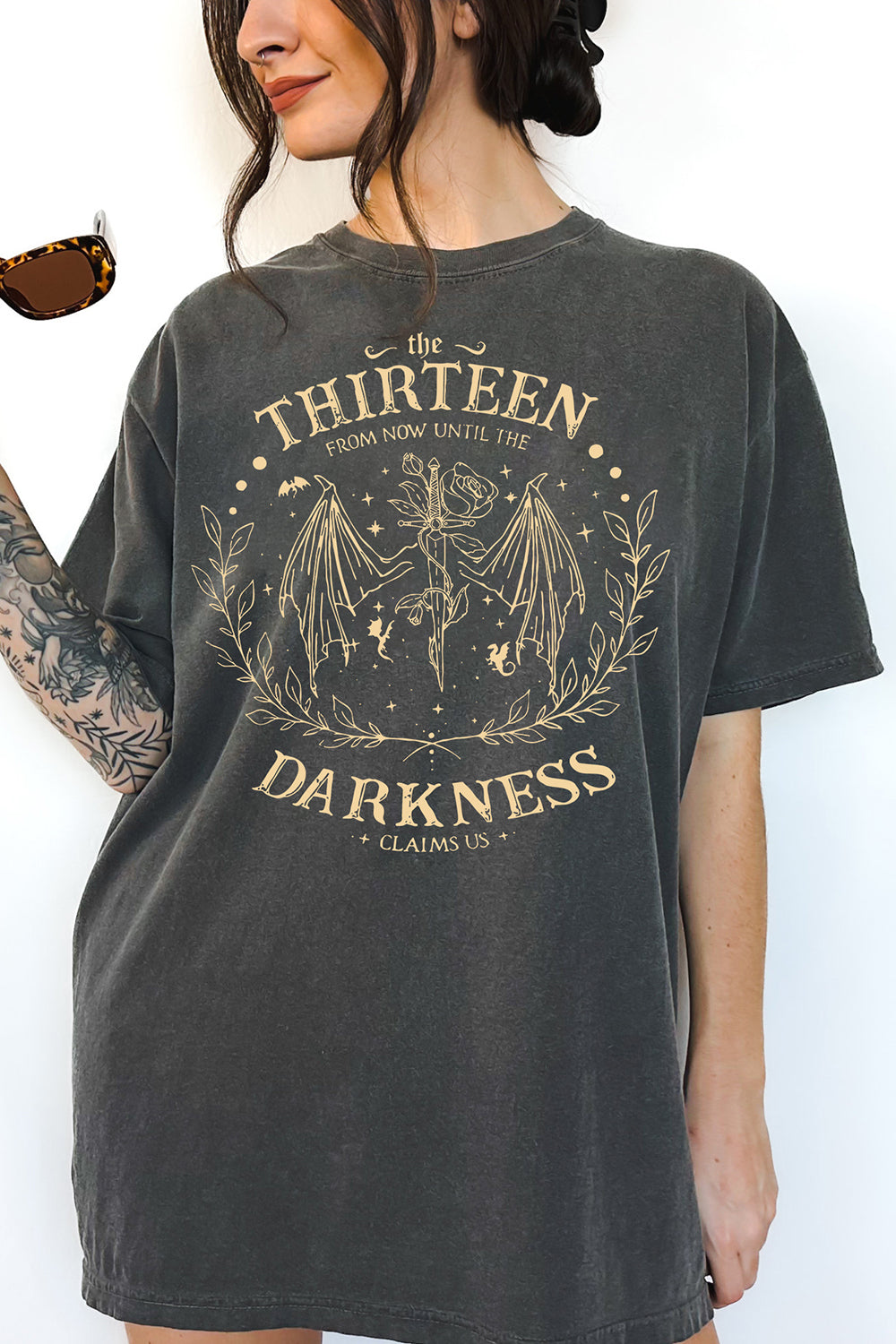 New Retro The Thirteen Throne Of Glass From Darkness Claim Us Tee For Women