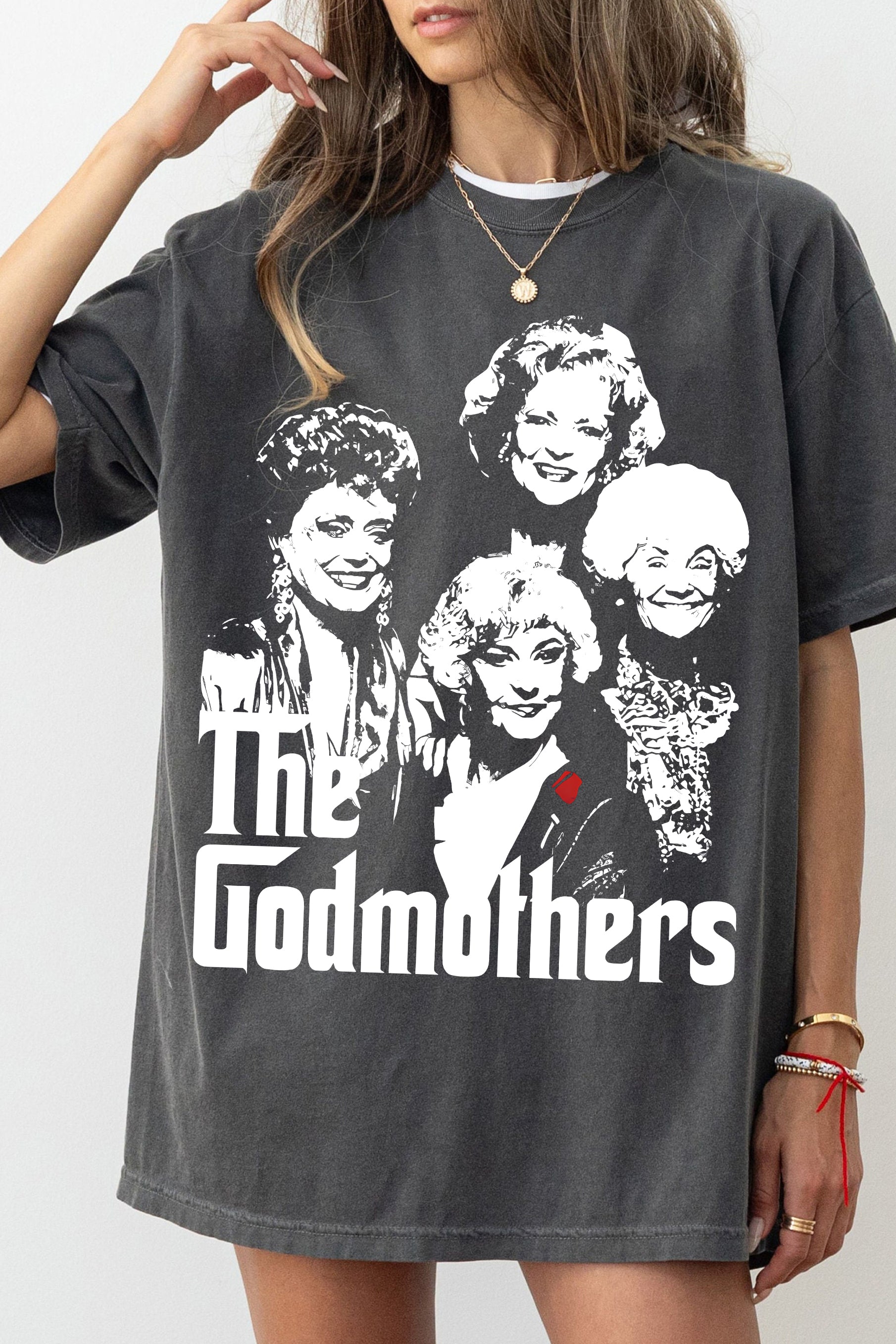 New Retro The GodMothers Golden Girls  Tee For Women