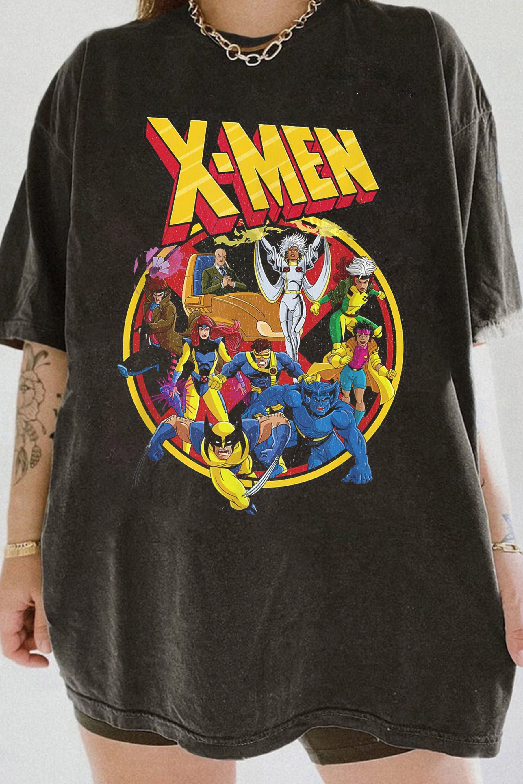 New Retro Animated Series 90s X-MEN Tee For Women