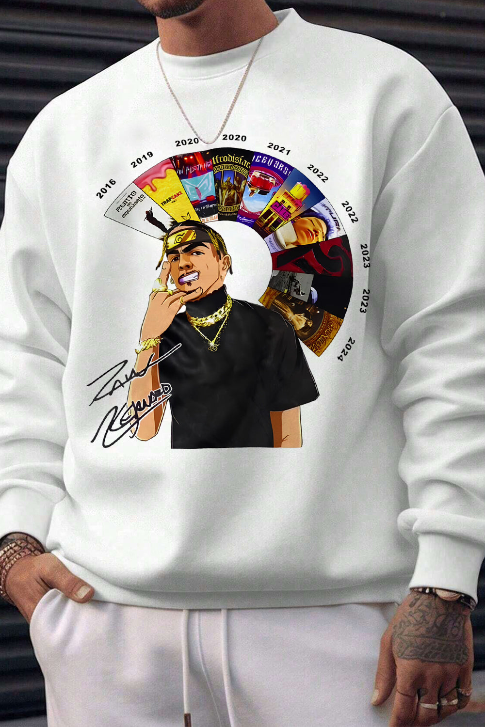 New Rauw’s Journey Fleece Sweatshirt For Men