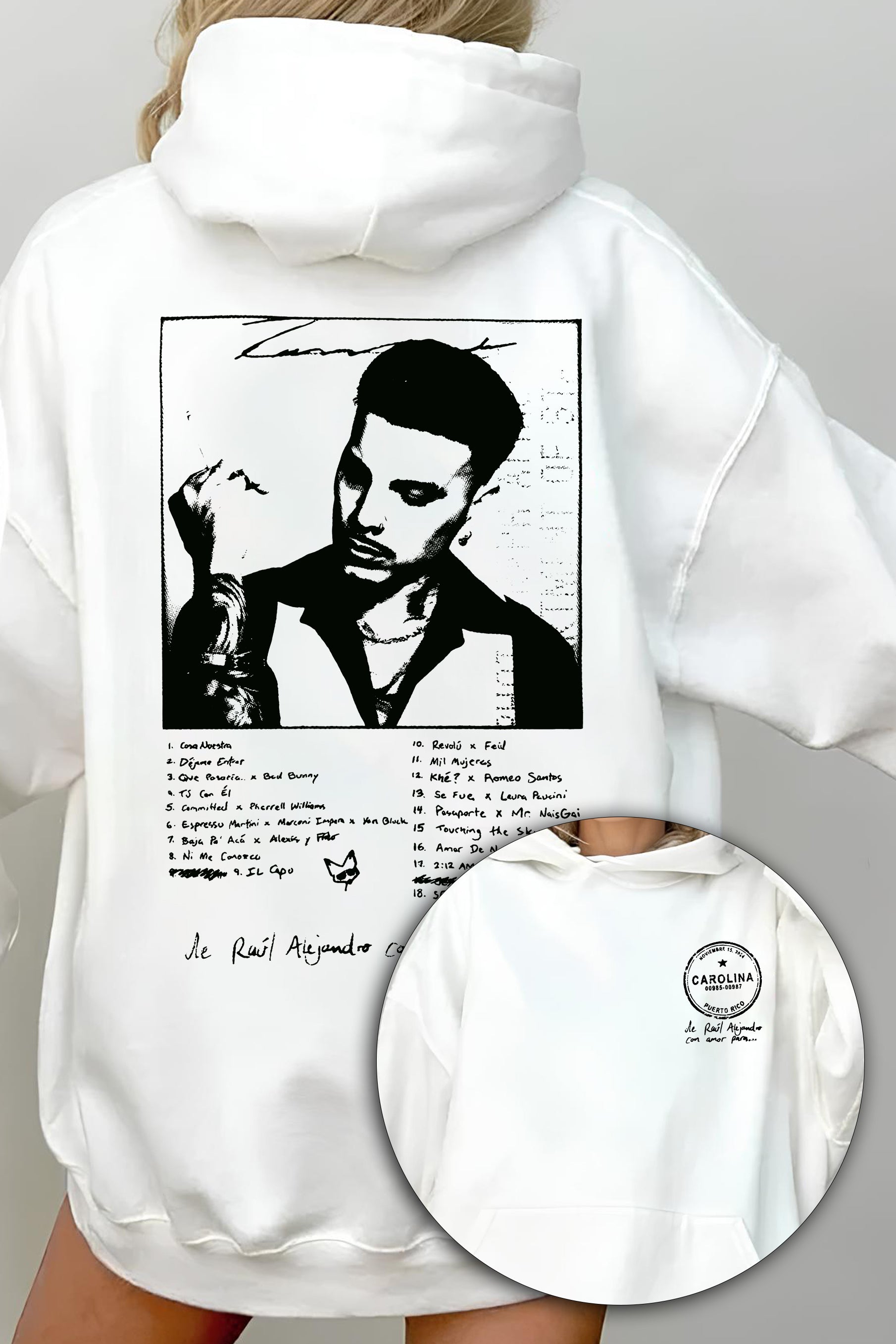 New Rauw Alejandro Cosa Nuestra Hoodie For Women