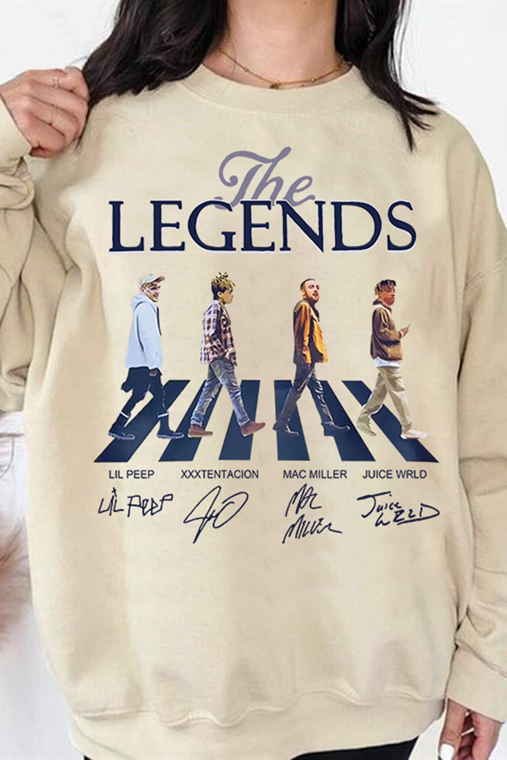 R.I.P the Legends Juicewrld Macmiller Lilpeep XXXtentication Fleece Sweatshirt For Women