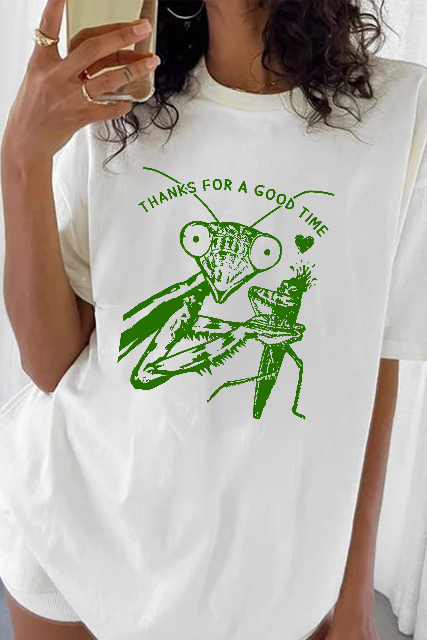 New Praying Mantis Tee For Women