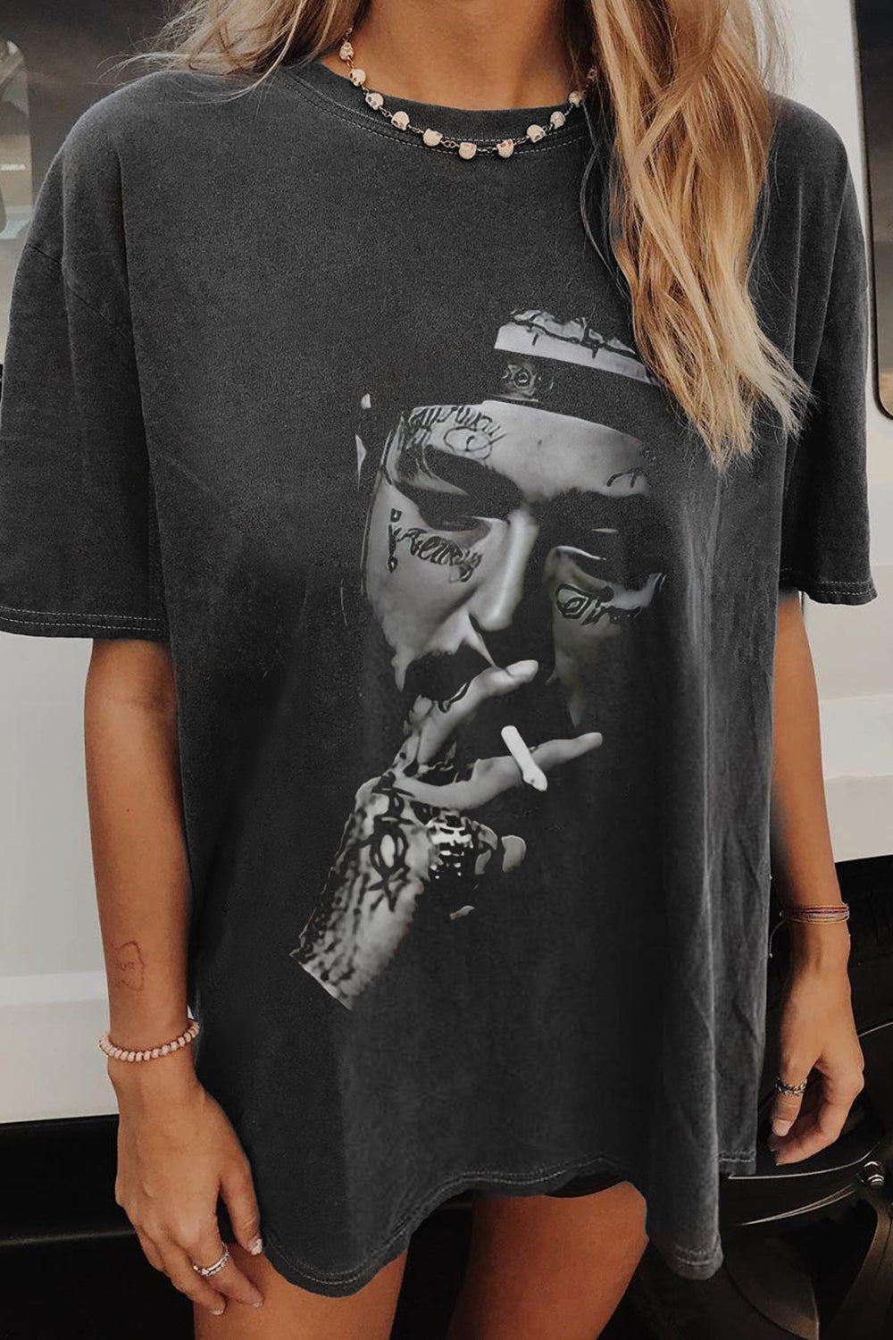New Posty Merch Music Graphic Tee For Women