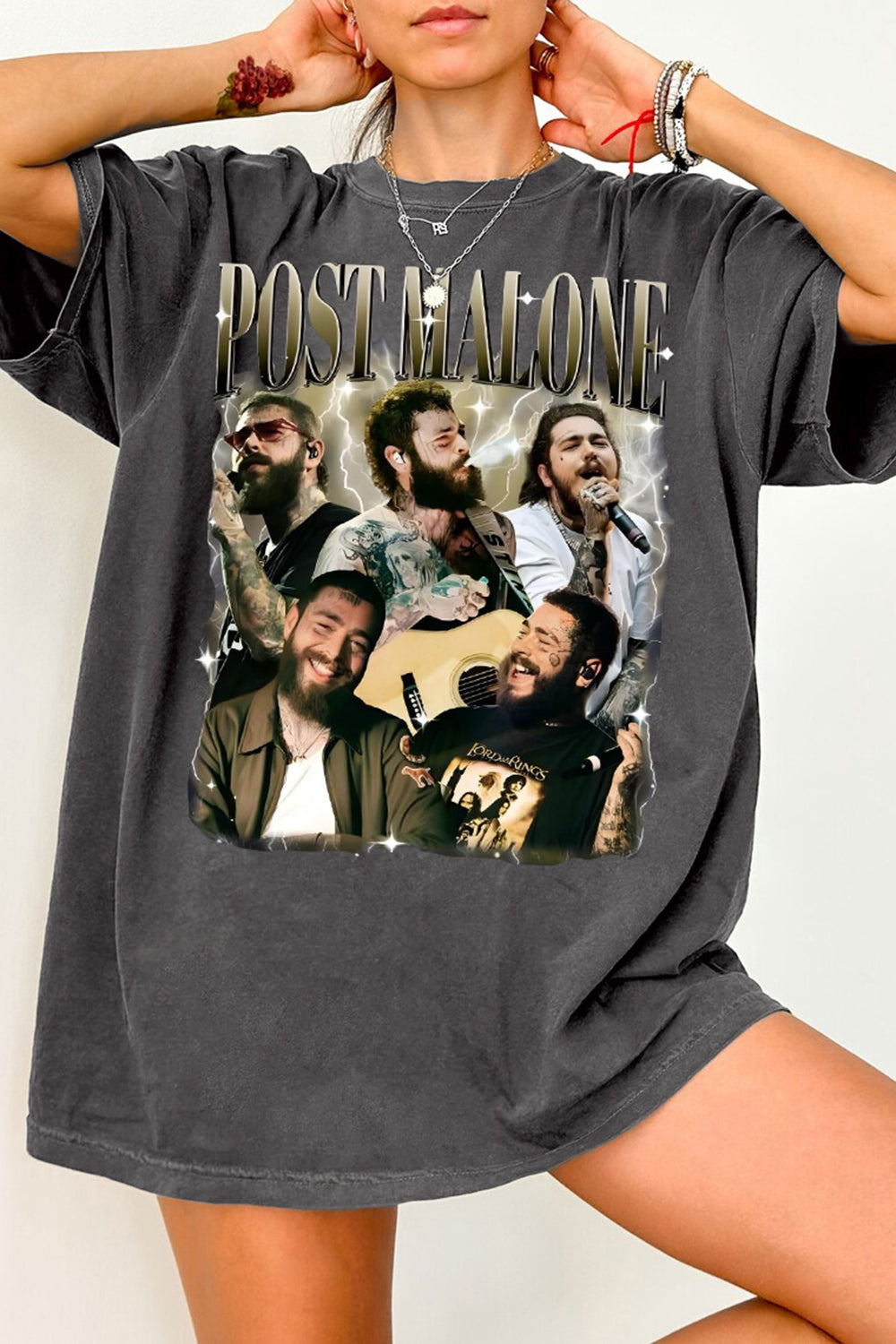 New Post Malone Vintage Graphic Tee For Women