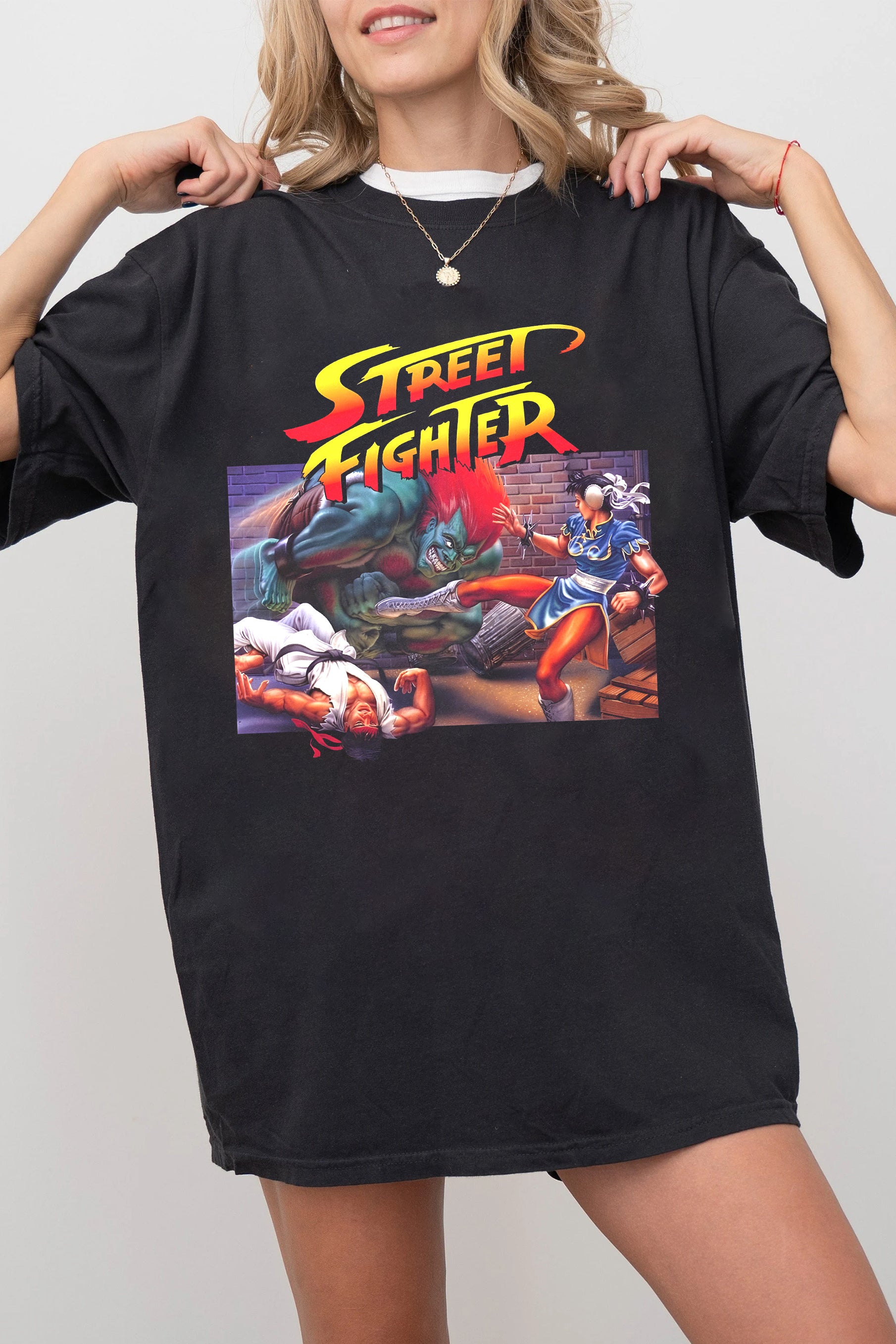 New Poster Street Fighter TEE FOR WOMEN