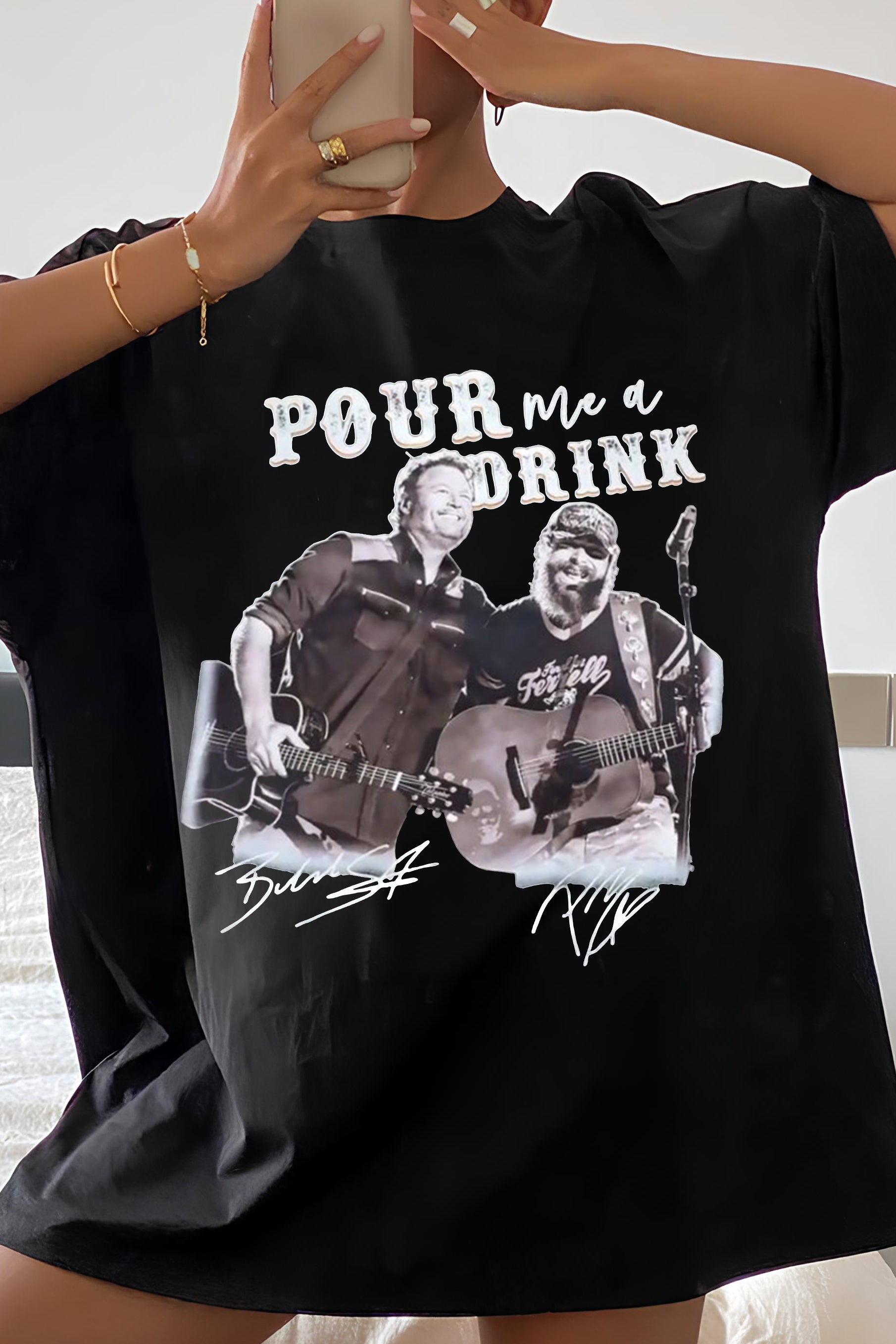 New Pour Me A Drink Tee For Women