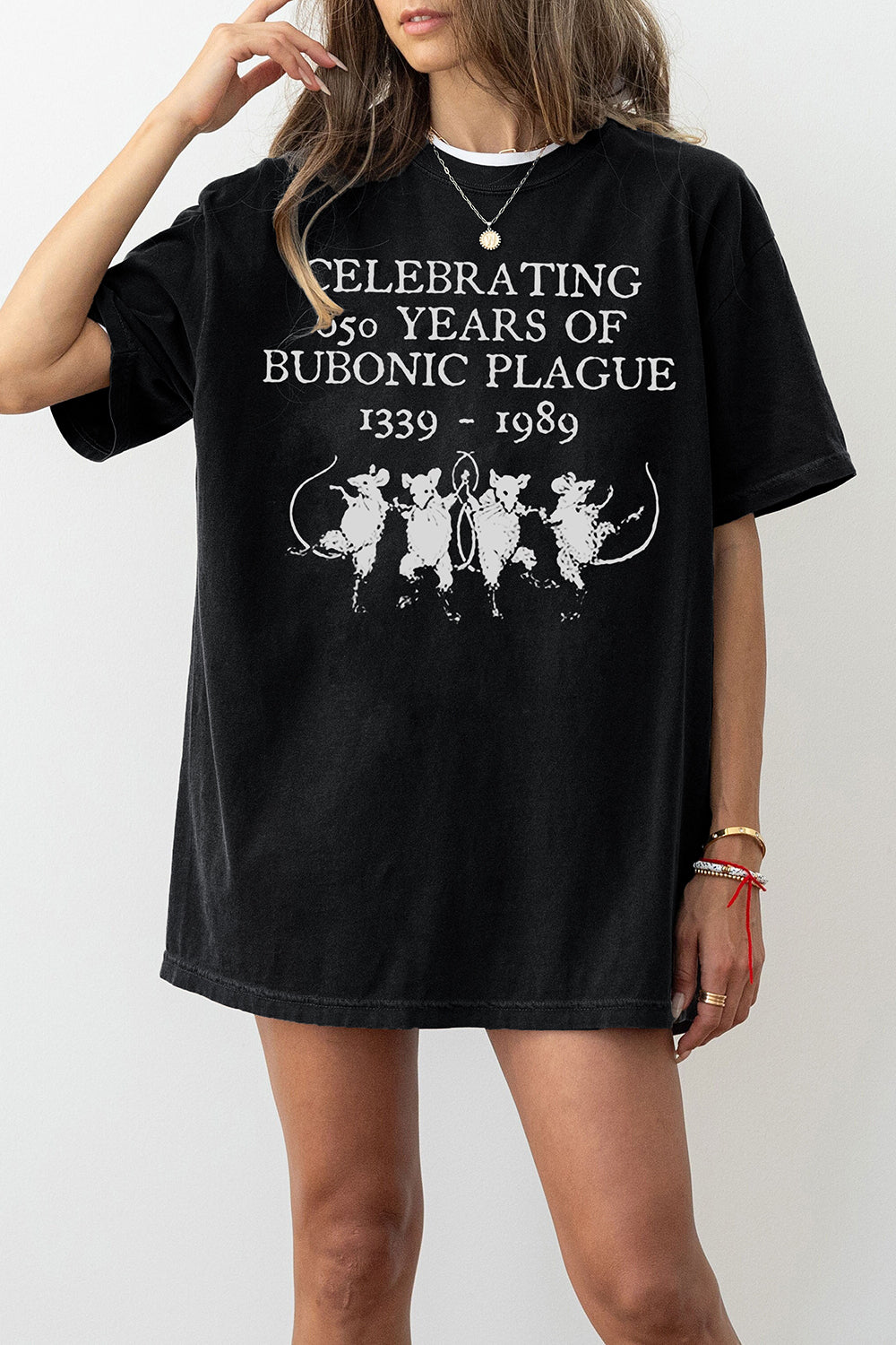 New Plague Black Death Funny Morbid Tee For Women
