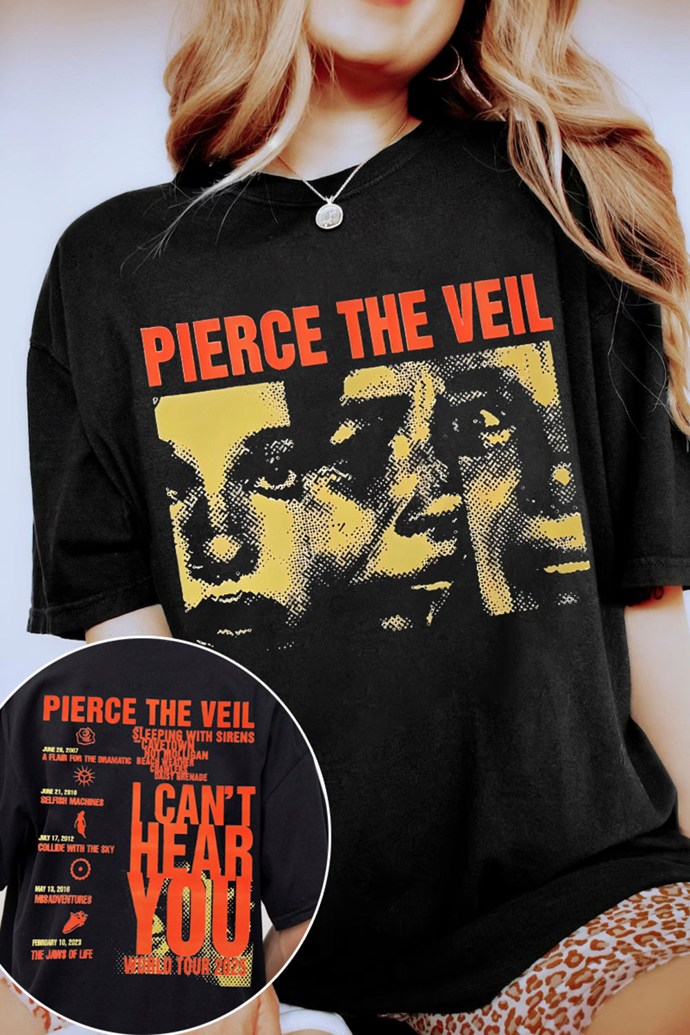 New Pierce The Veil World Tour 2025 Tee For Women