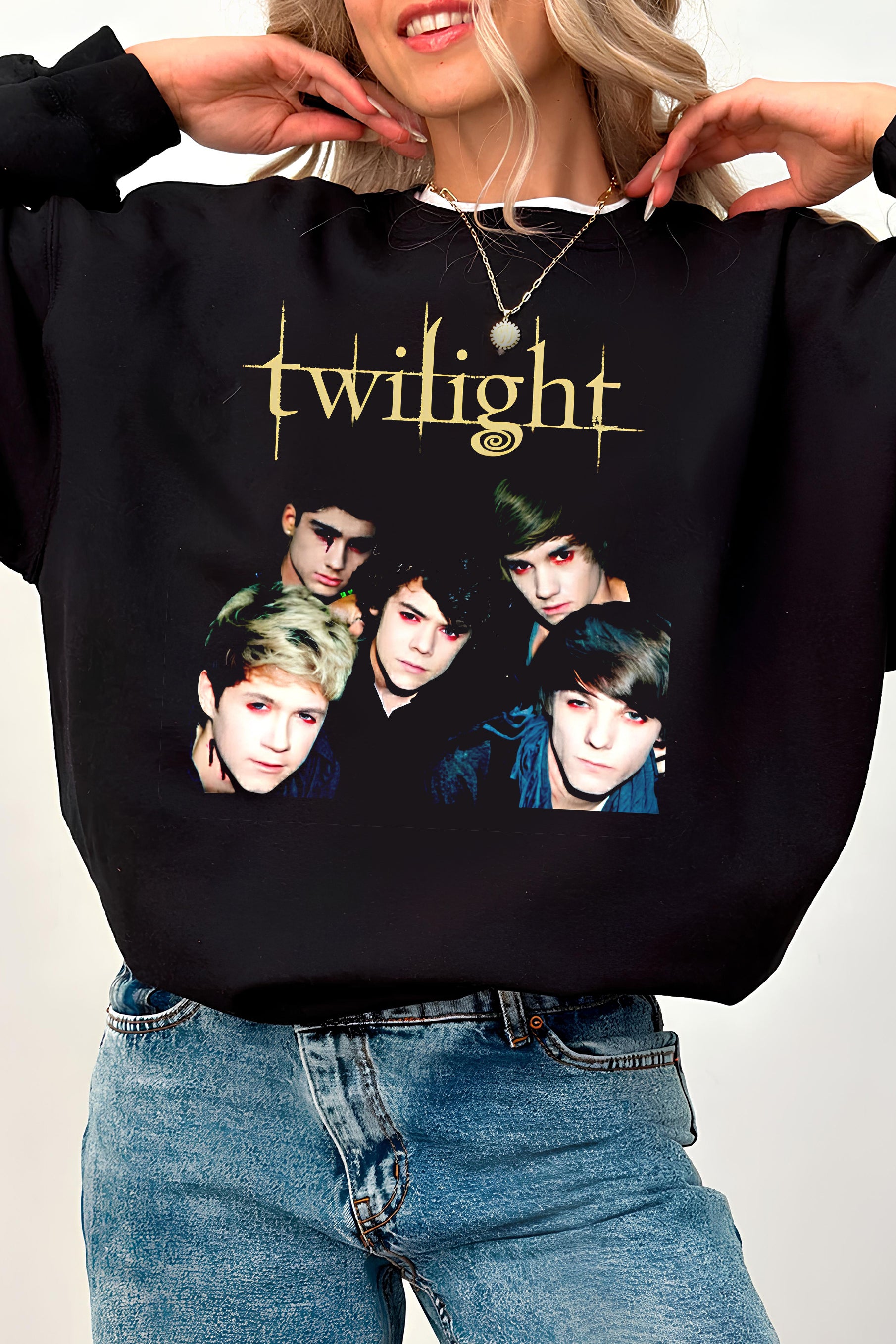 New One Direction Vintage 90’s Fleece Sweatshirt For Women