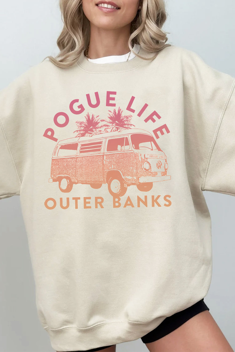 New Outer Banks Pogue Life Fleece Sweatshirt For Women