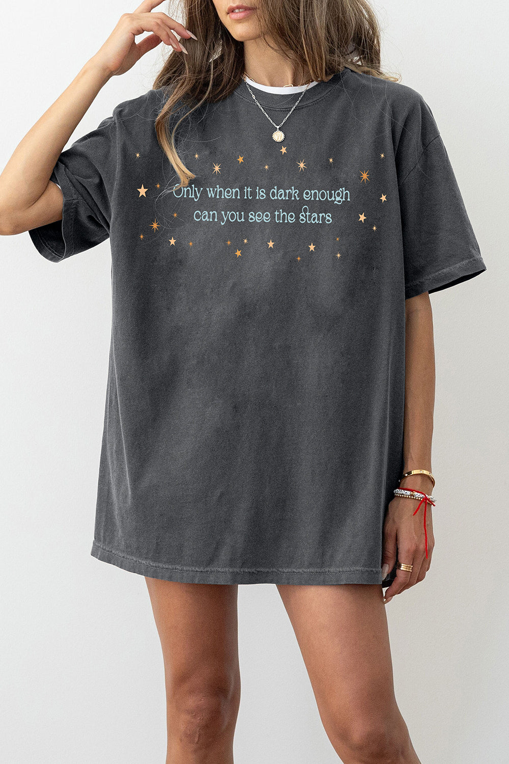 New Only When It Is Dark Enough Can You See the Stars Tee For Women