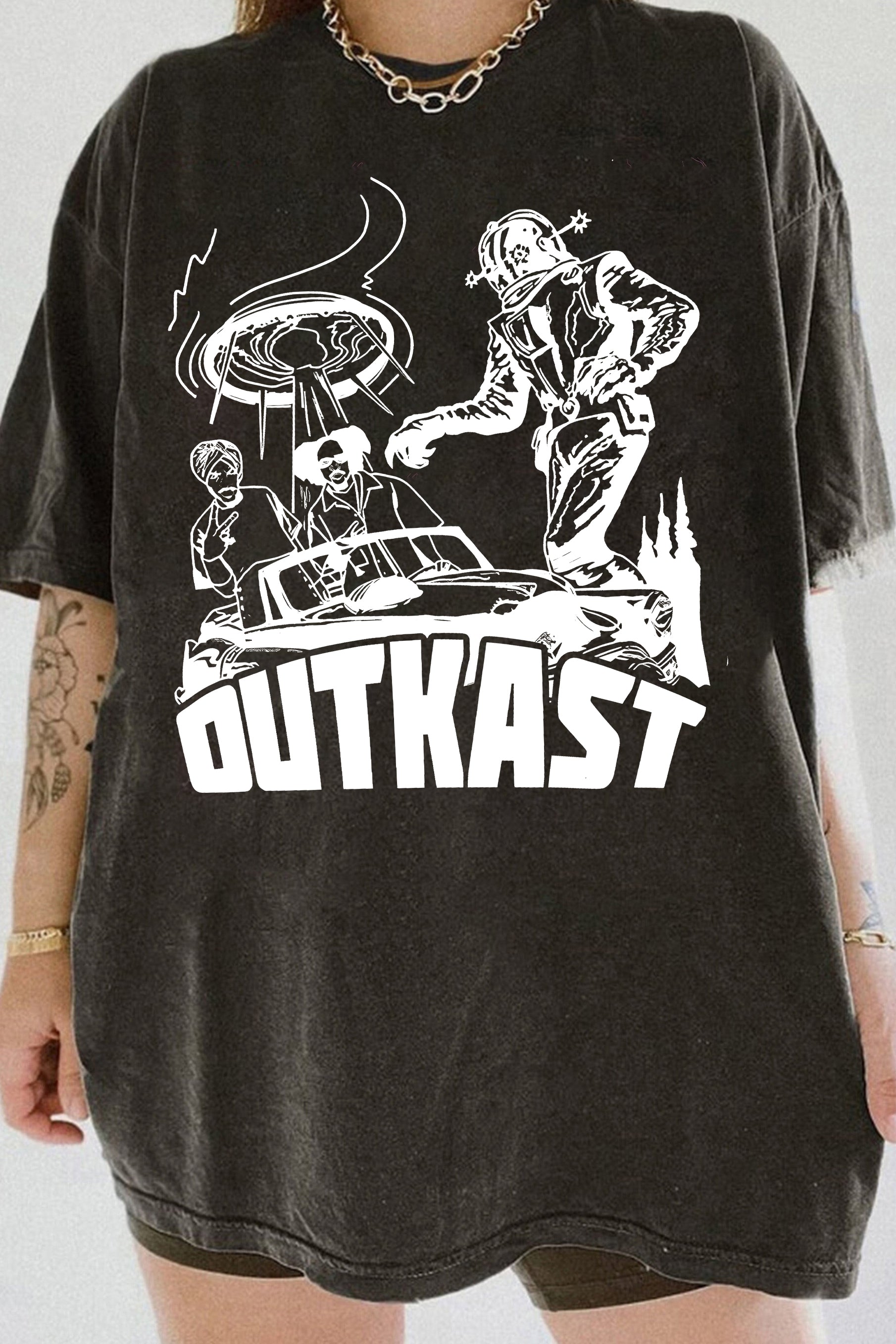 New Outkast Vintage 90s Hip Hop Tee For Women