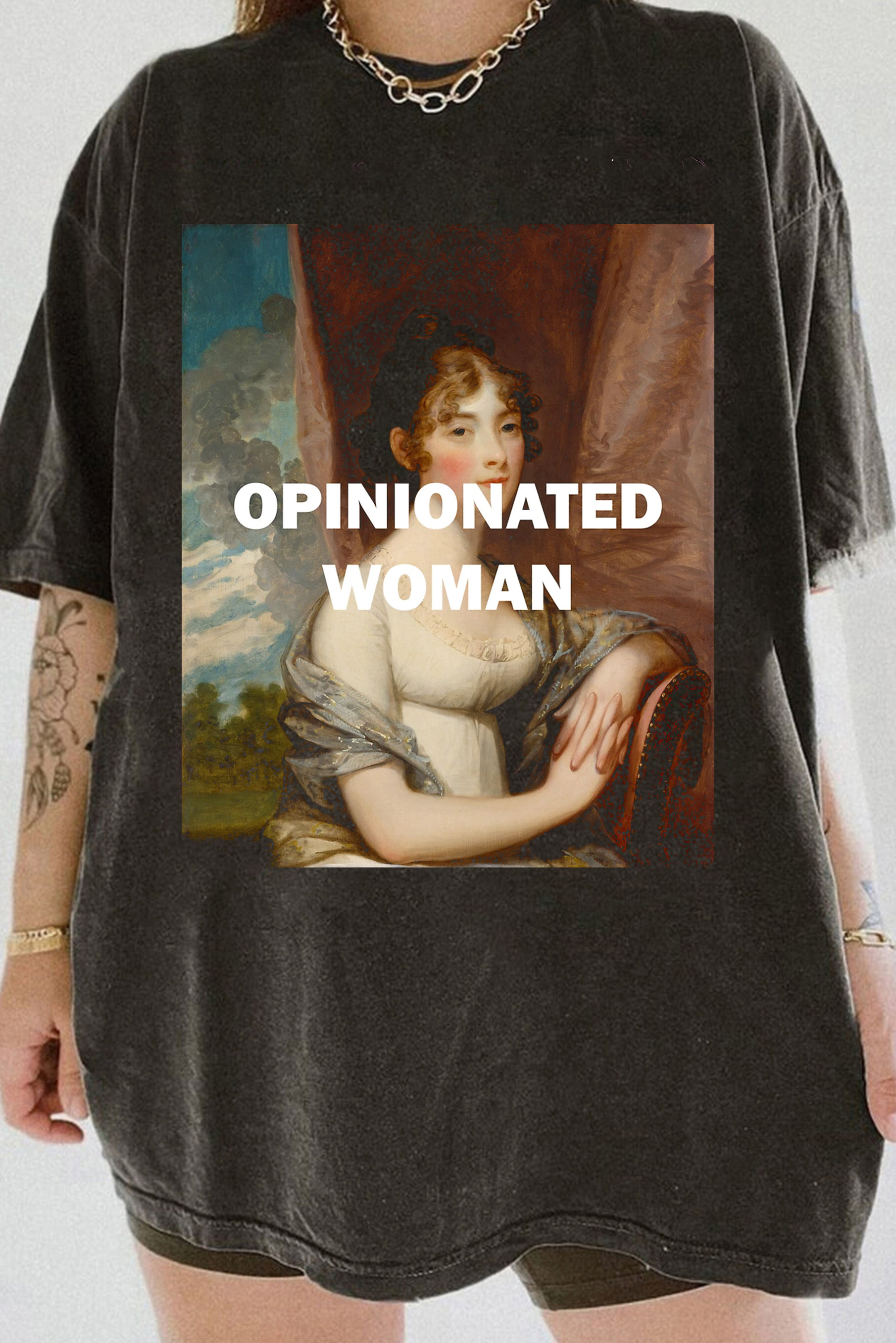 New OPINIONATED WOMAN Essential Tee For Women