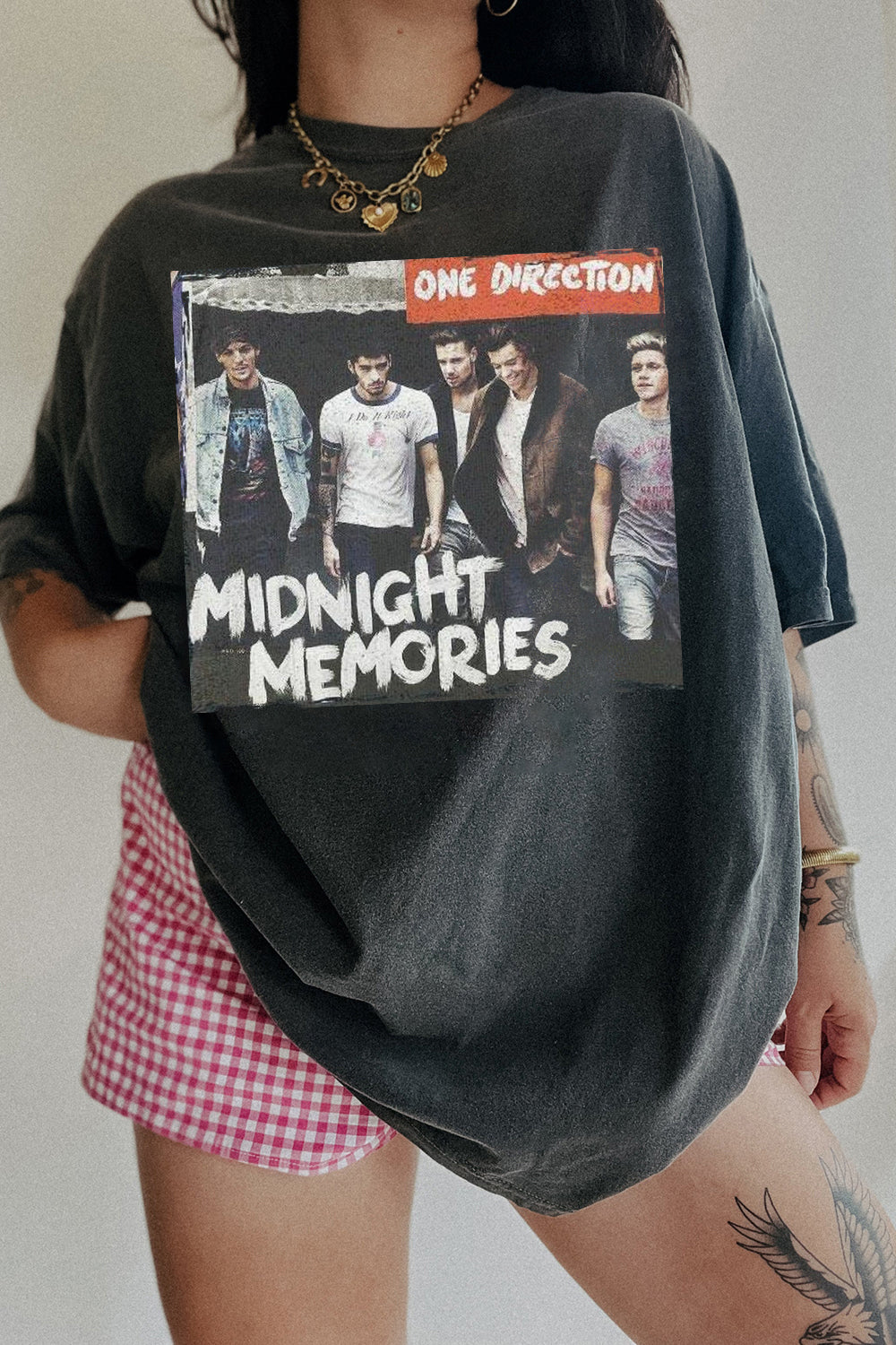 One Direction Music Midnight Memories Song Tee For Women