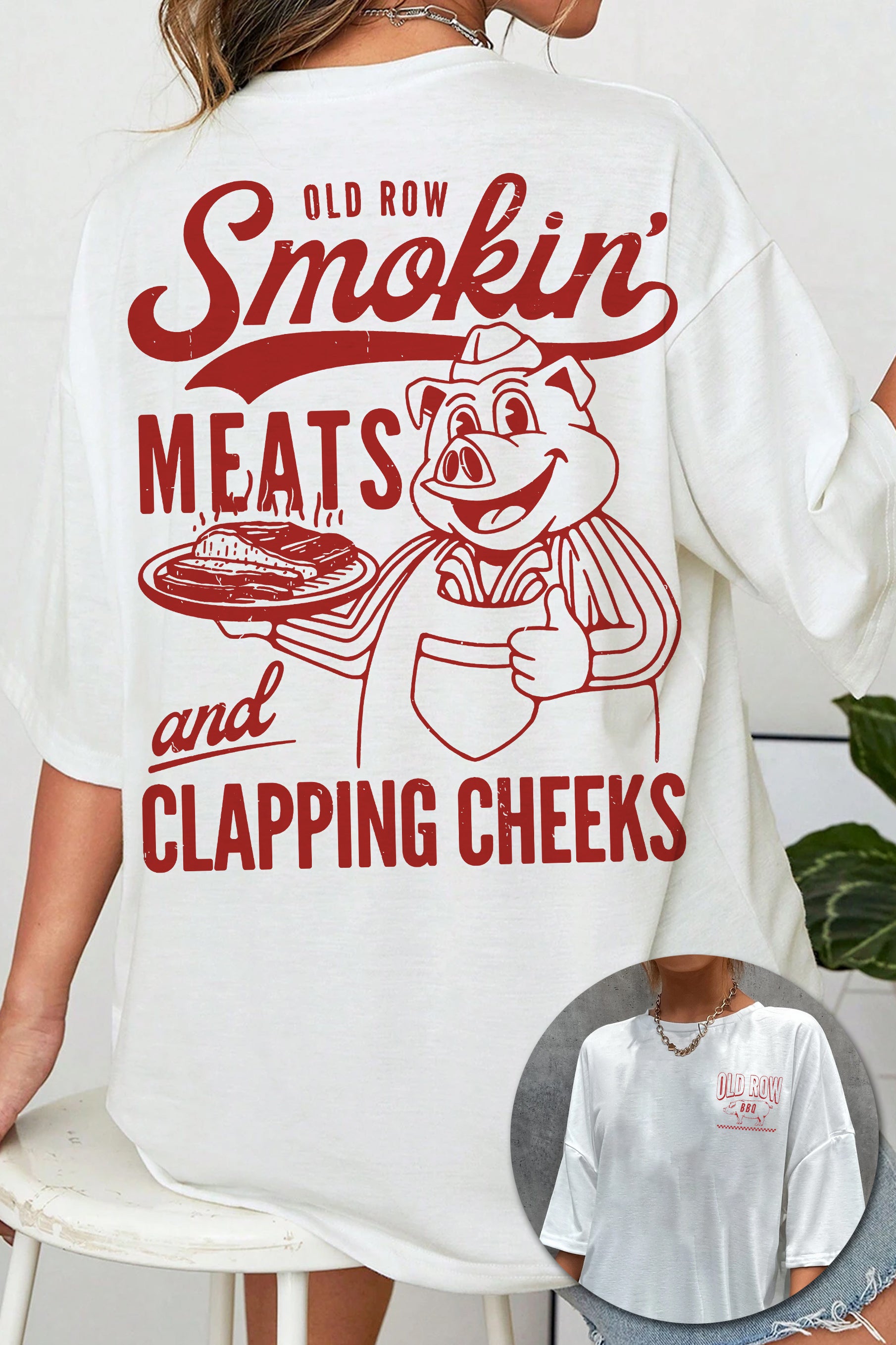 Old Row The Smokin Meats TEE FOR WOMEN