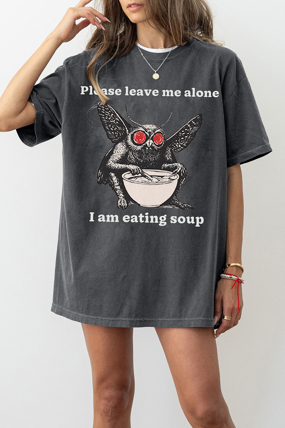 Mothman Eating Soup Legend Tee For Women
