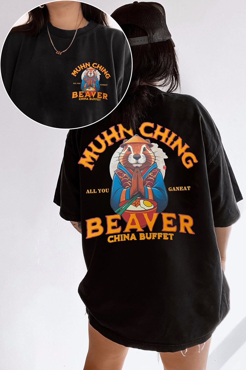 Muhn Ching Beaver Tee For Women
