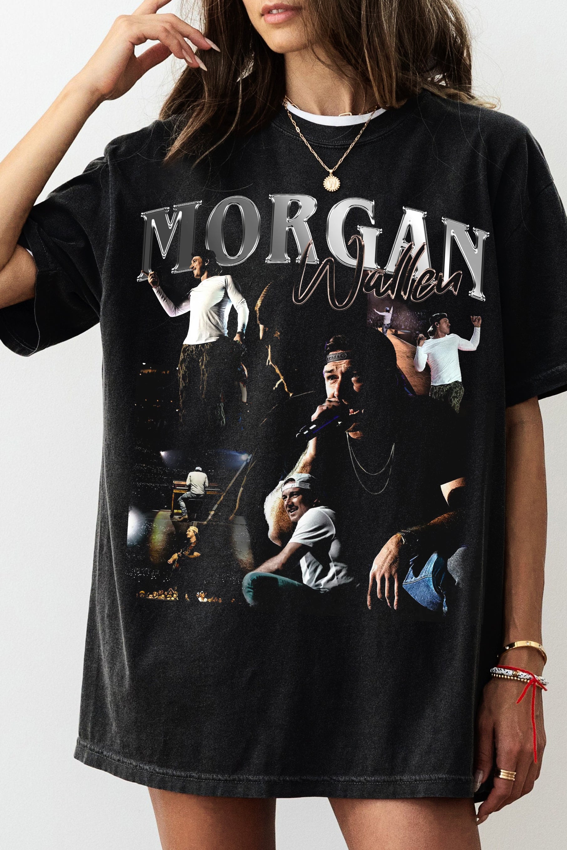 New MORGAN FREEMAN Retro Tee For Women