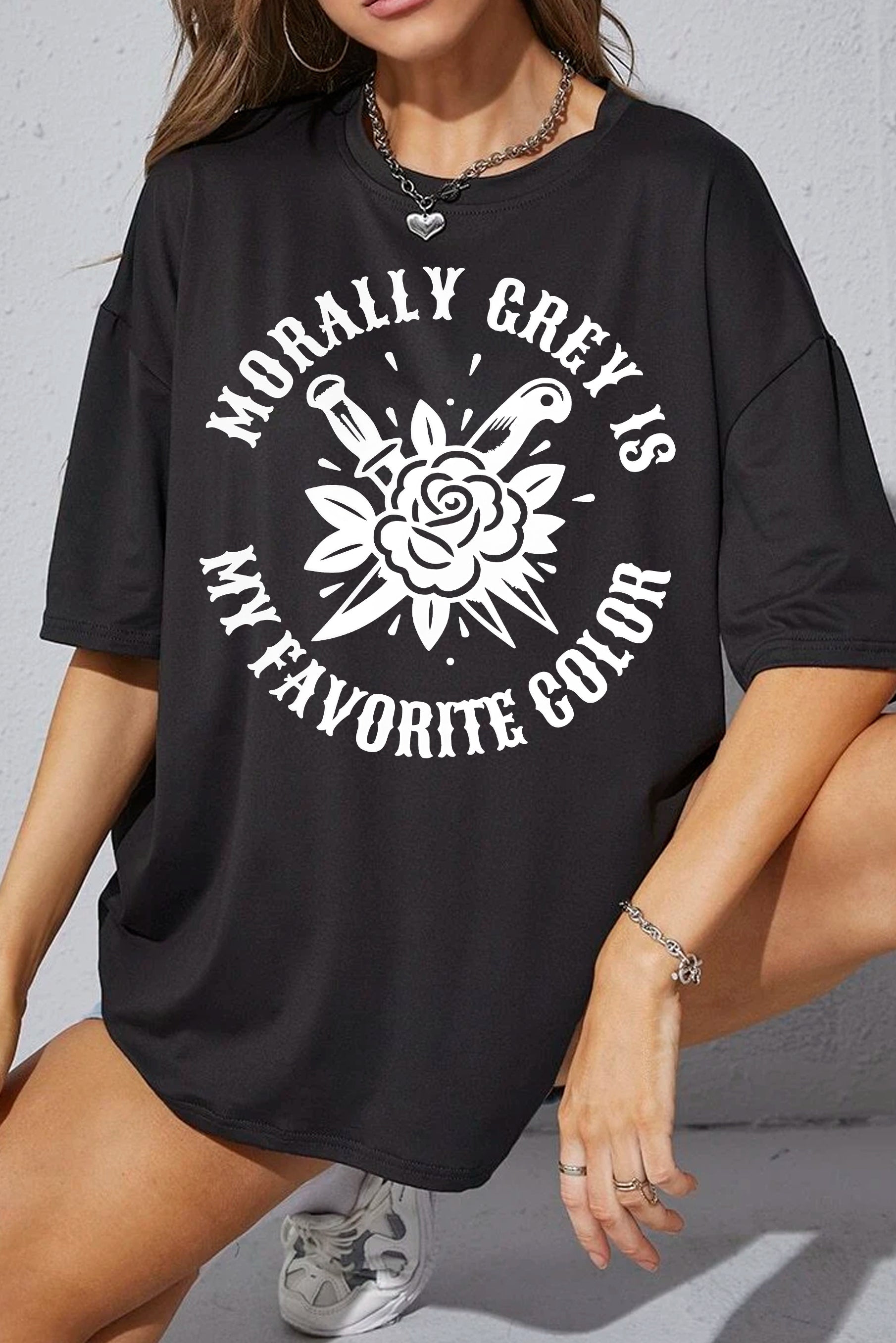 New Morally Grey Is My Favorite Color Booktok Tee For Women