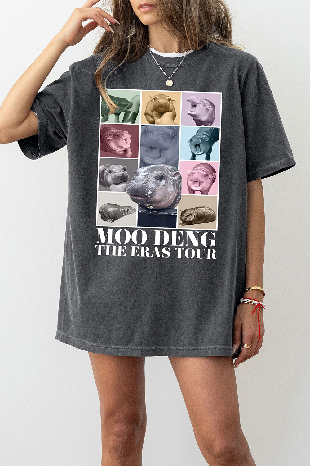 New Moodeng Hippo The Era Tour Tee For Women