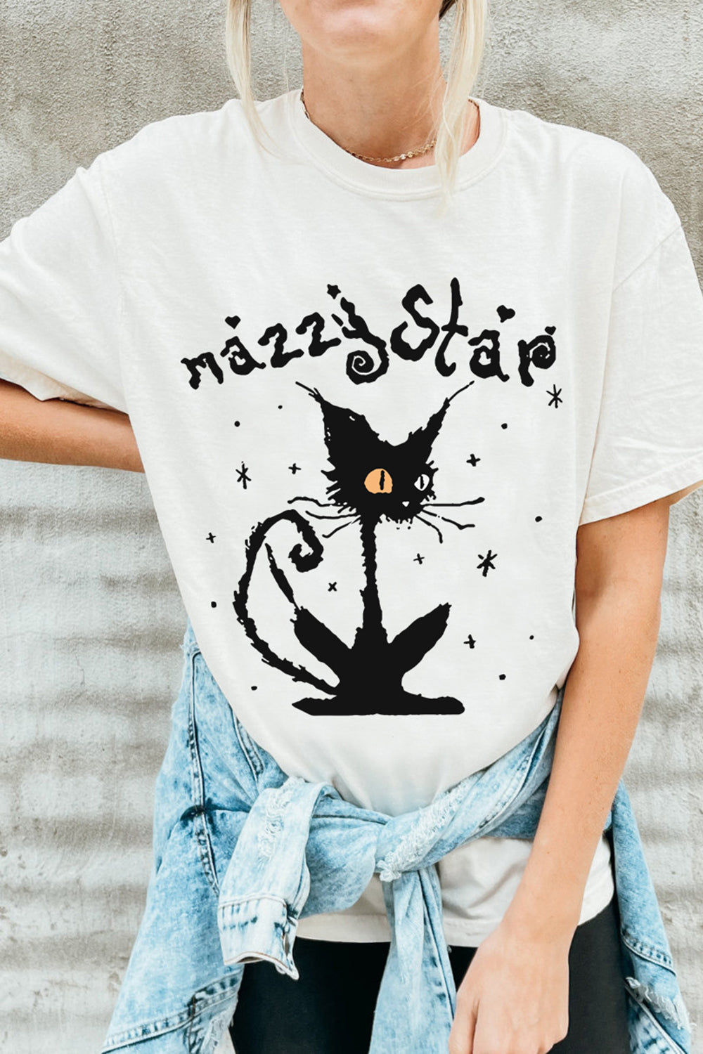 Mazzy Star Cat Tee For Women