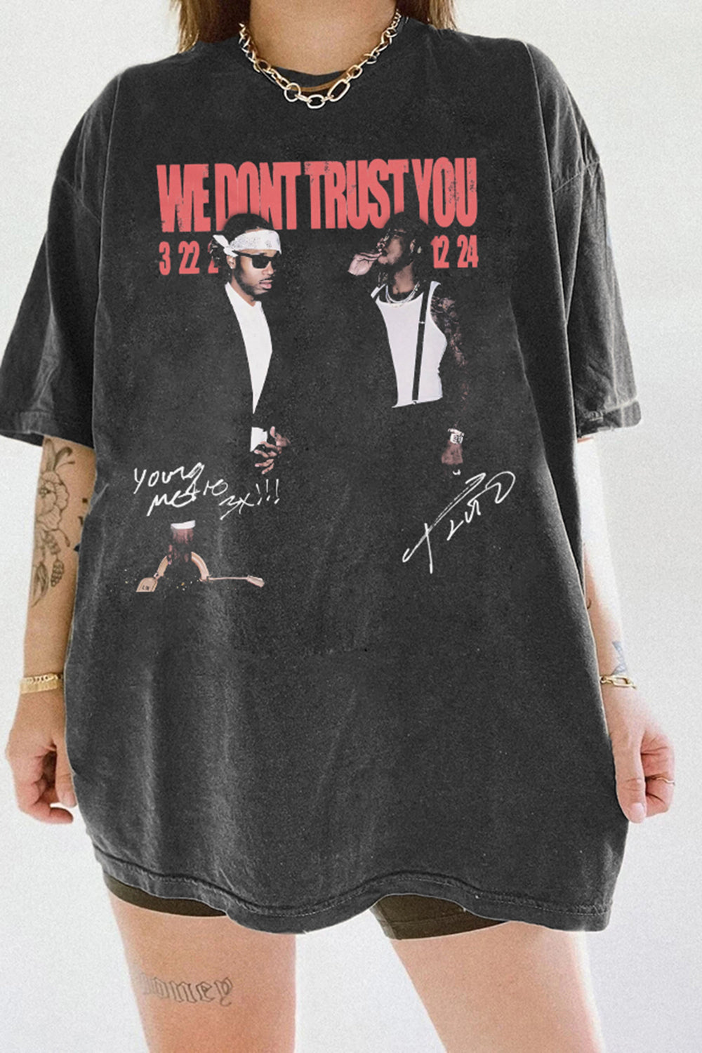 New Metro Boomin and Future We Don’t Trust You Rap Merch Tee For Women