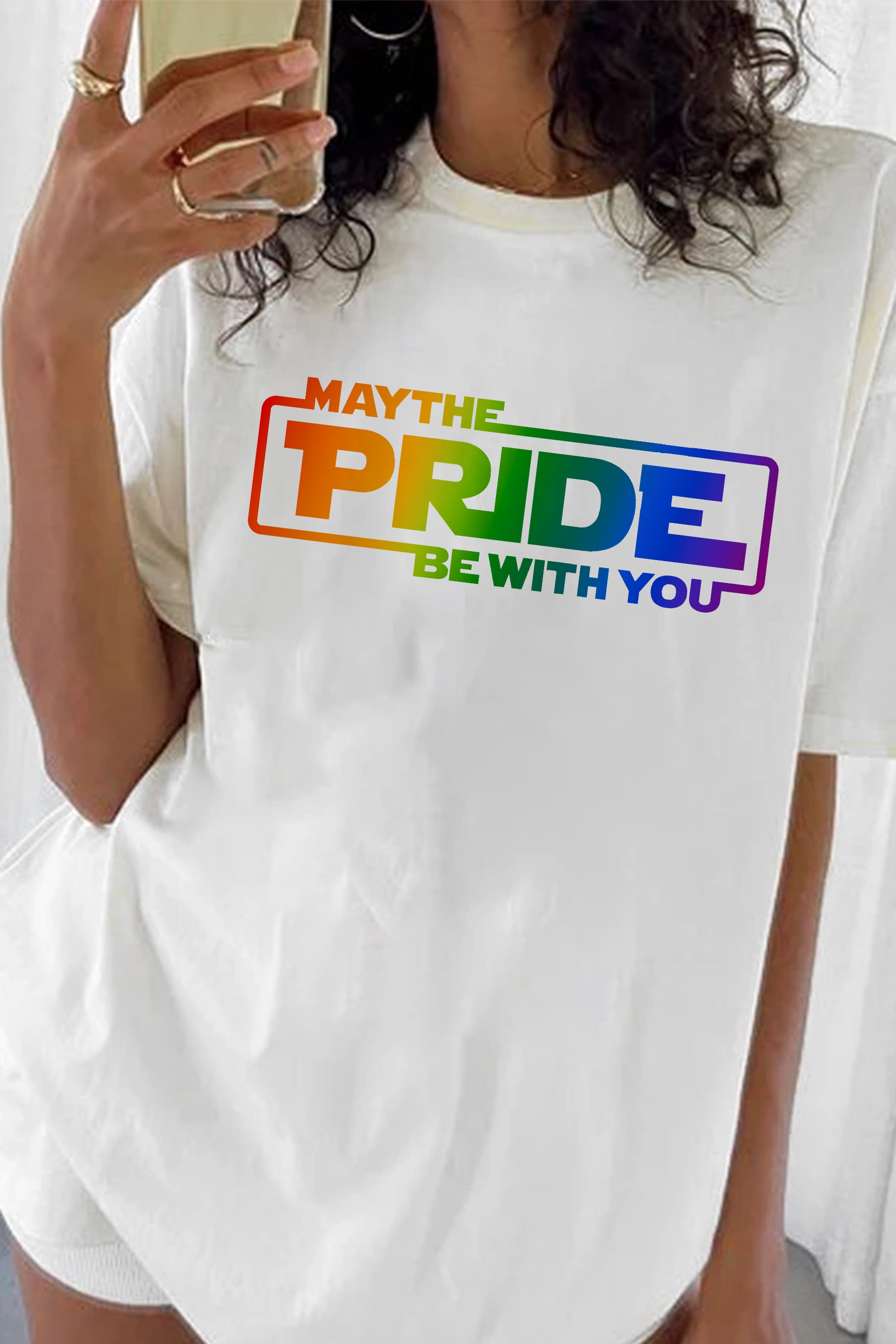 May The Pride Be With You Star Wars Pride Tee For Women