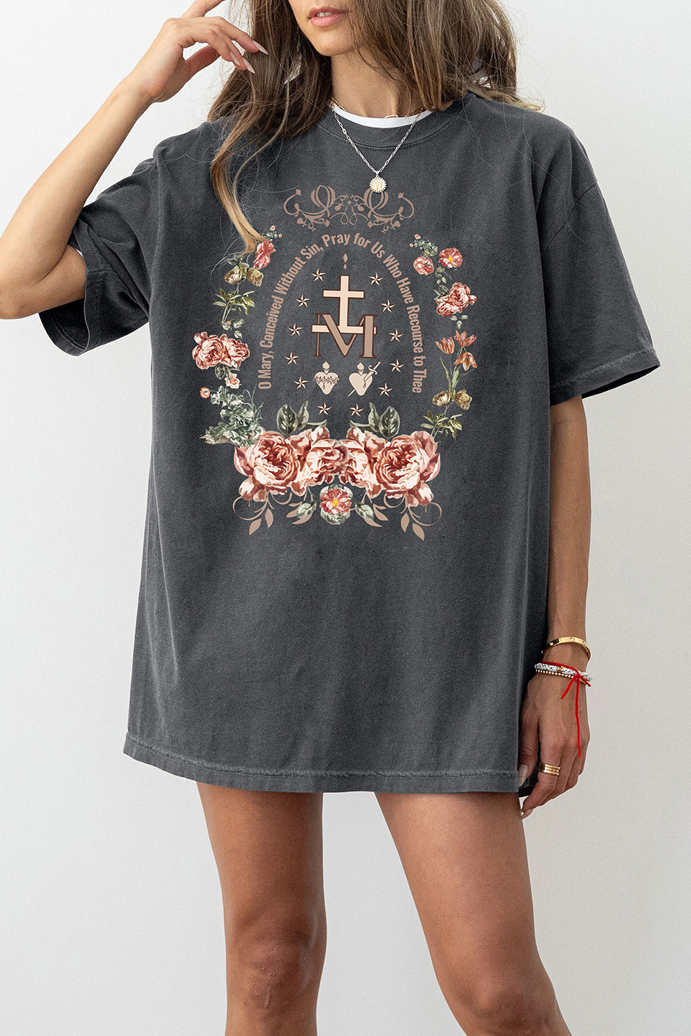 New Marian Catholic Virgin Mary Tee For Women
