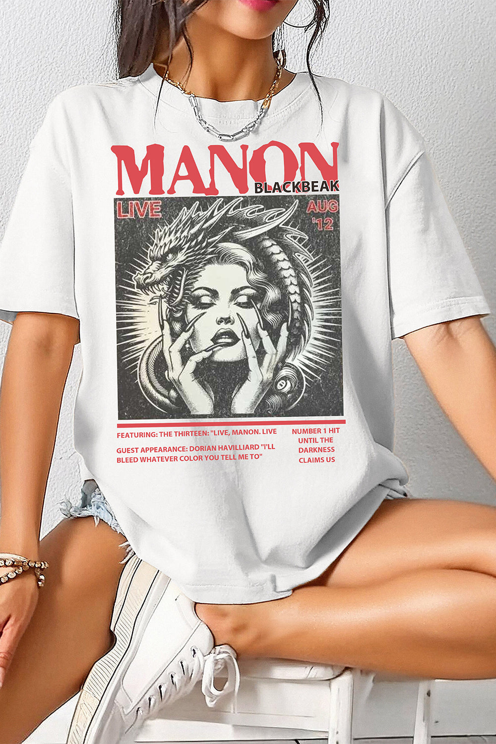 New Manon Blackbeak We Are Thirteen Throne Of Glass Merch Tee For Women