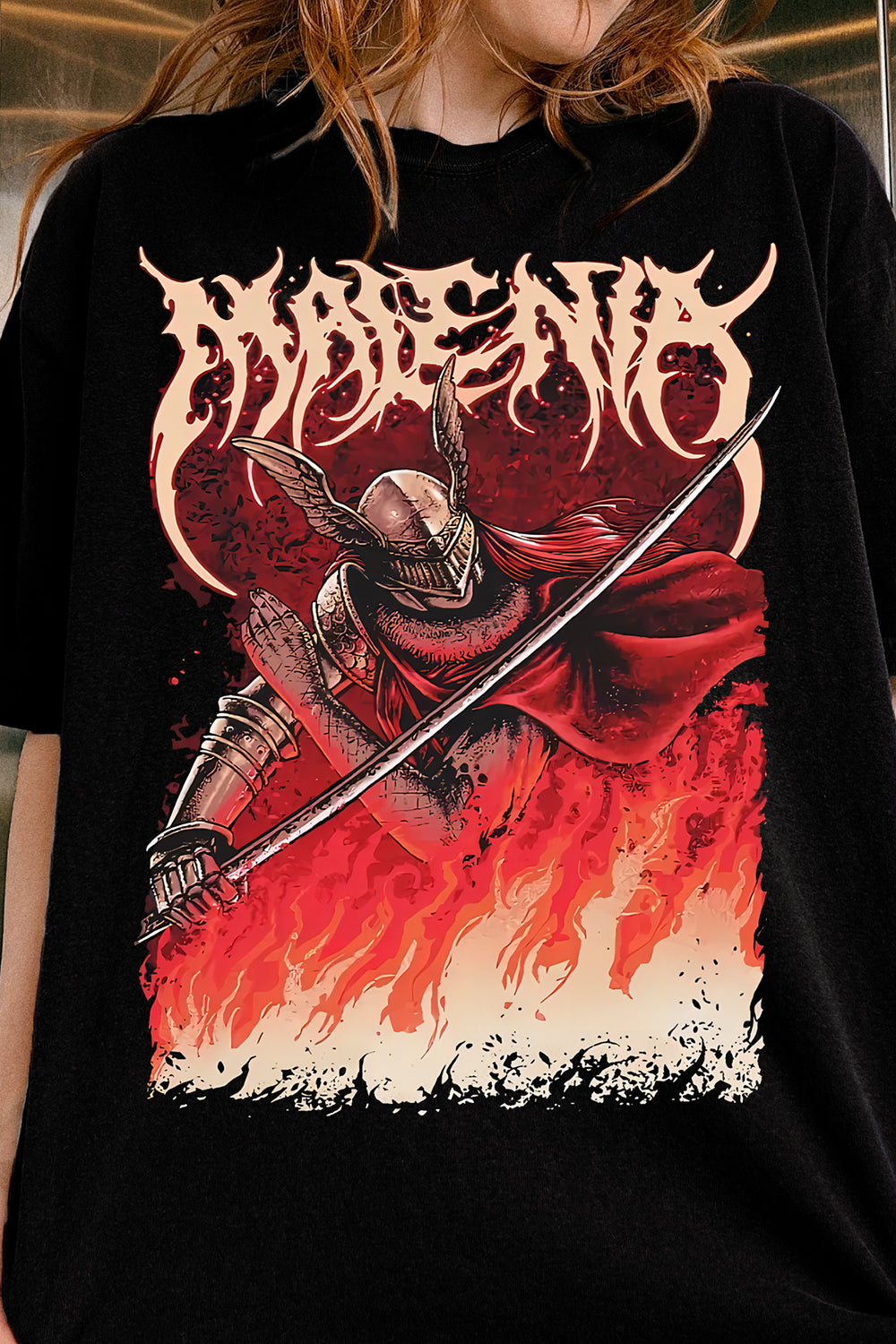New Malenia Elden Ring Dark Souls Bloodborne Inspired Tee For Women