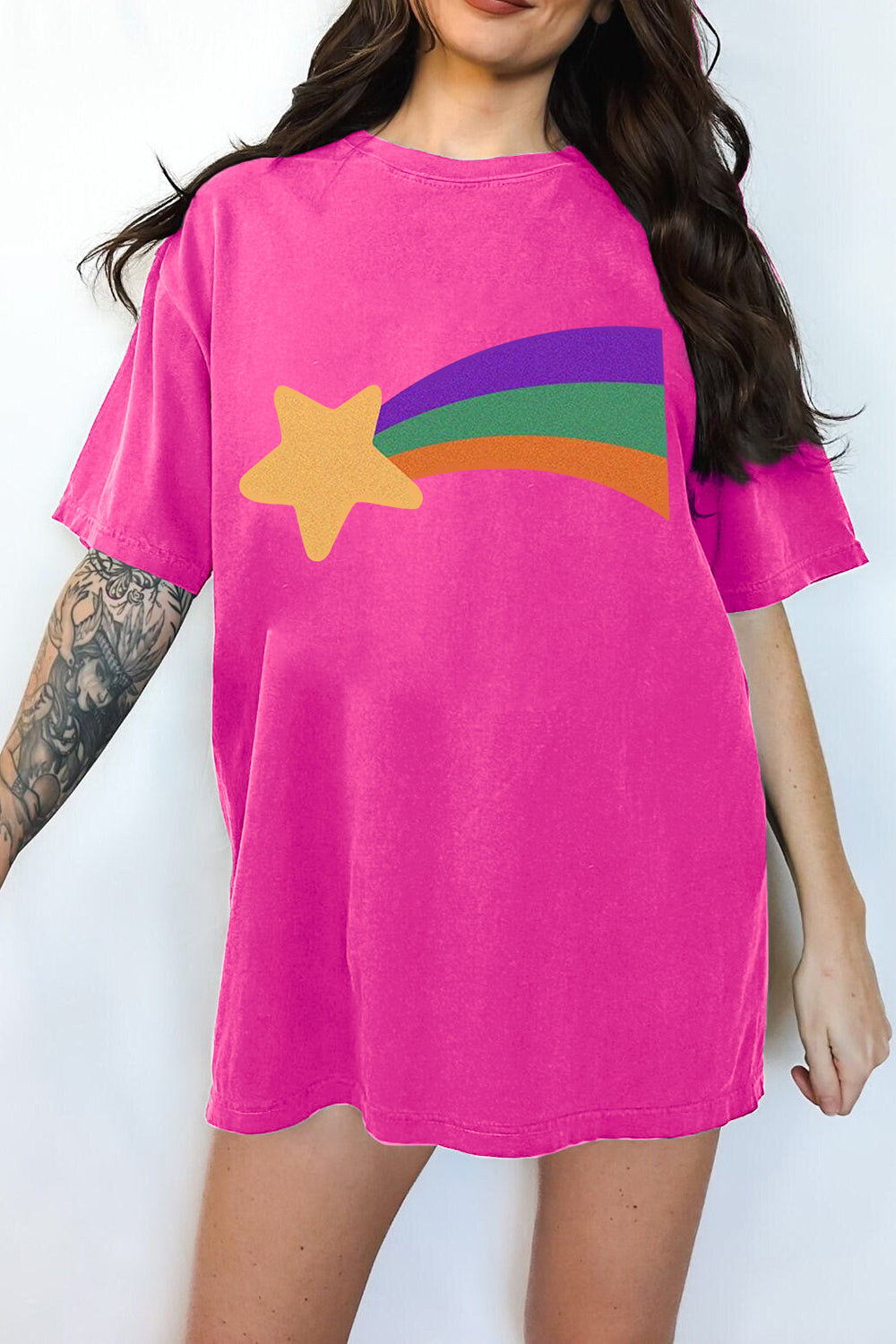 New Mabel Pines Rainbow Star Tee For Women