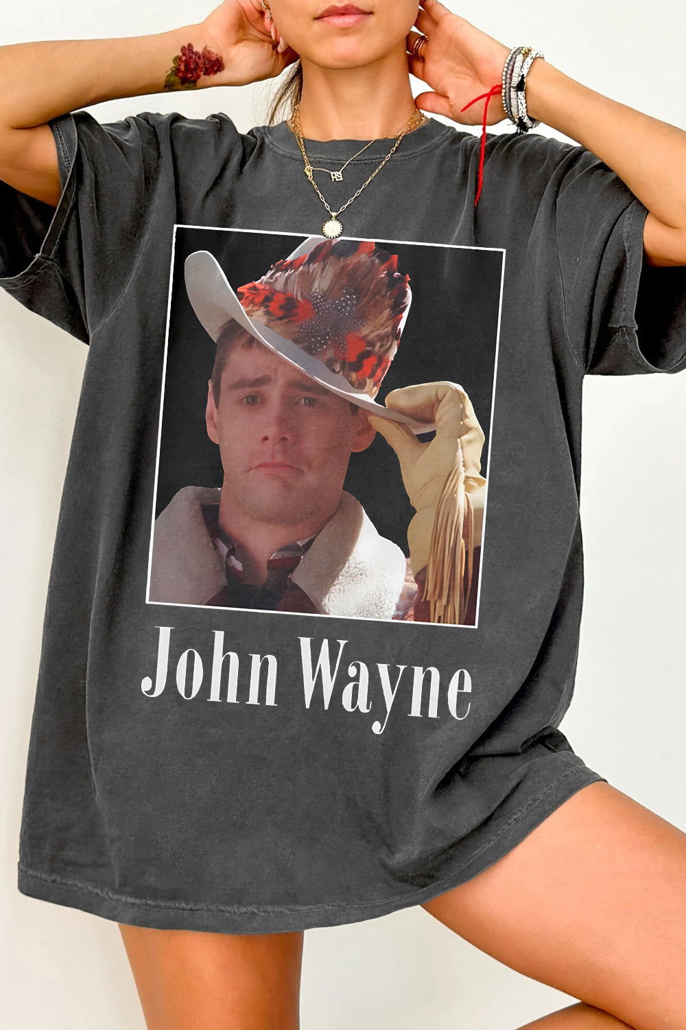 Lloyd & Harry Cowboy Retro Comedy Movie Tee For Women