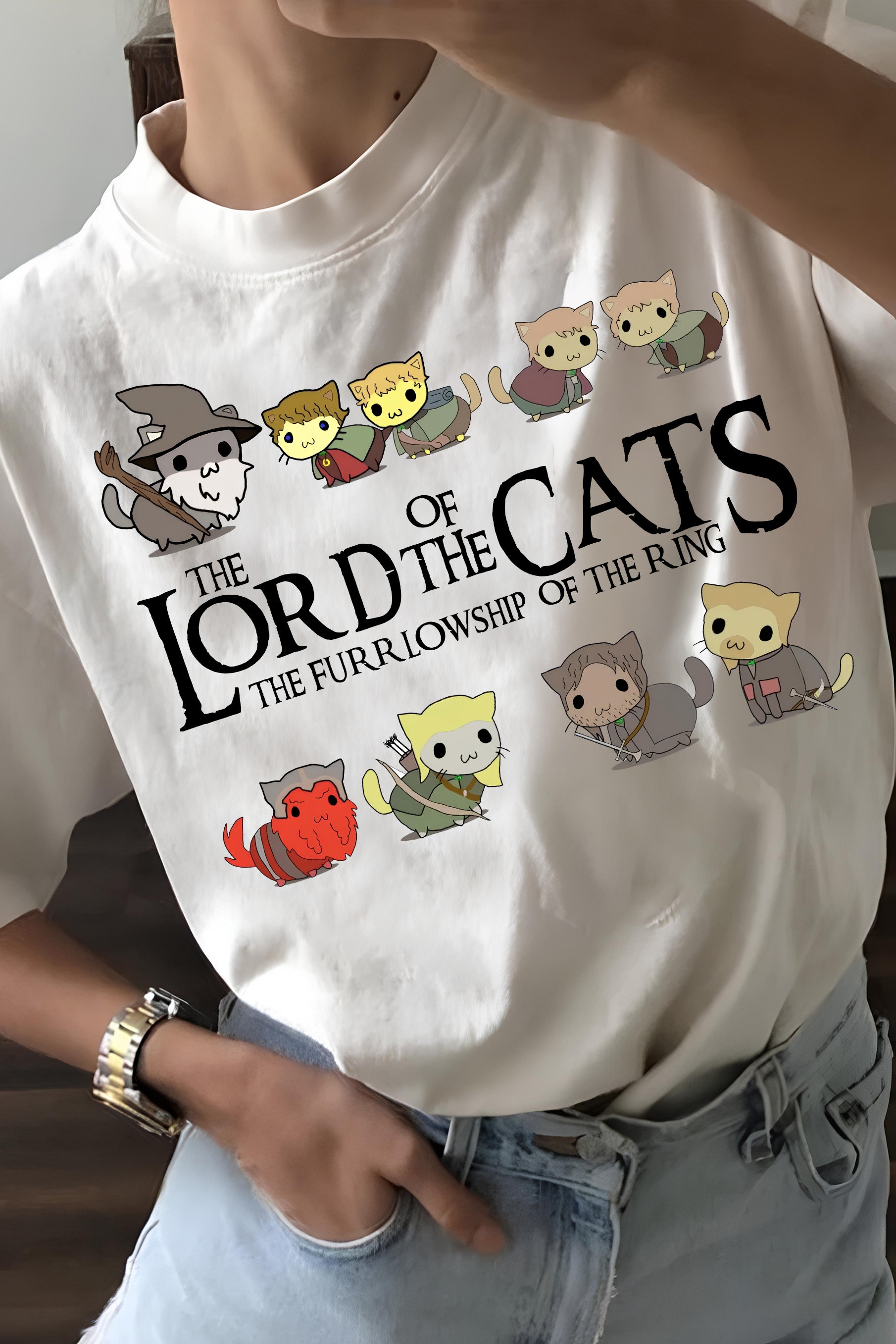 New Lord Of The Cats Tee For Women