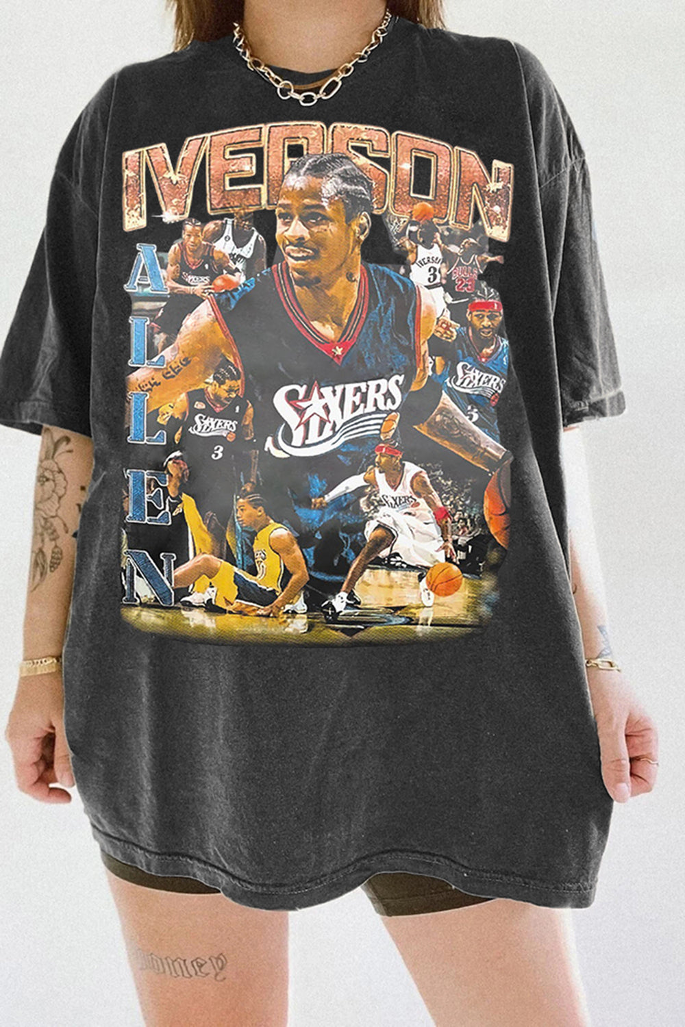 New Limited Allen Iverson Vintage Tee For Women