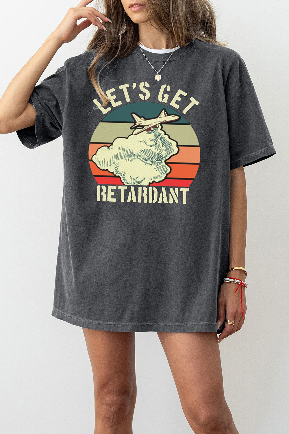 New Let’s Get Retardant Wildland Firefighter Tee For Women