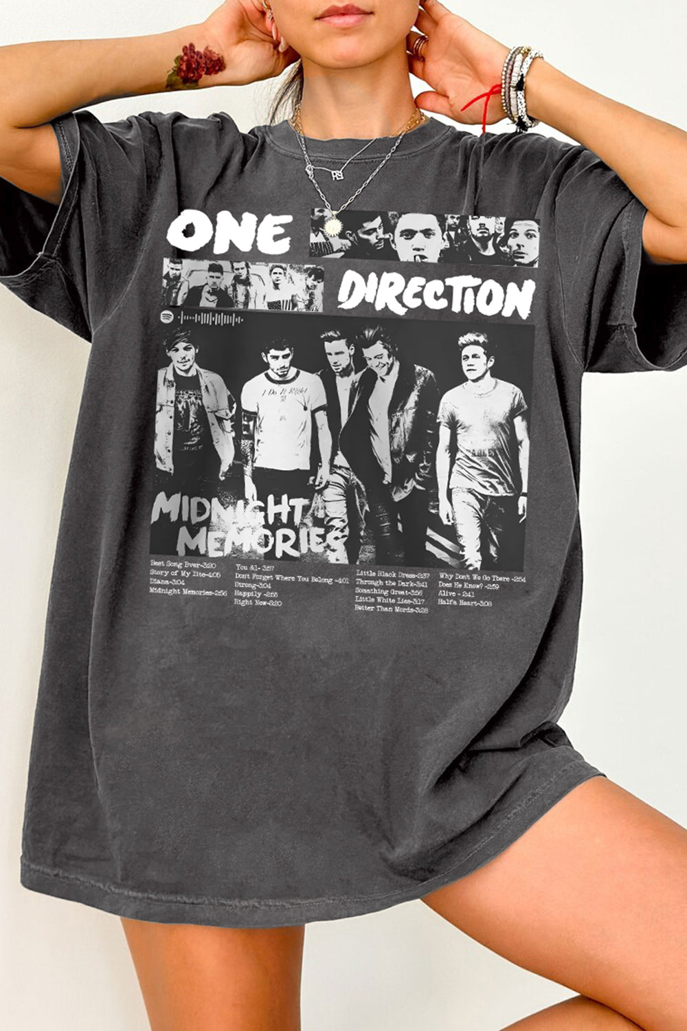 Liam Payne Vintage Album 1D Midnight Memories Graphic Tee For Women