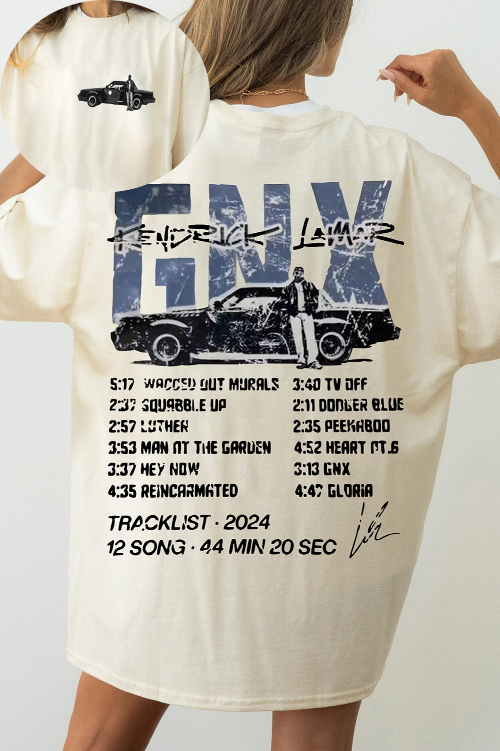 New Kendrick Lamar GNX Album Tee For Women