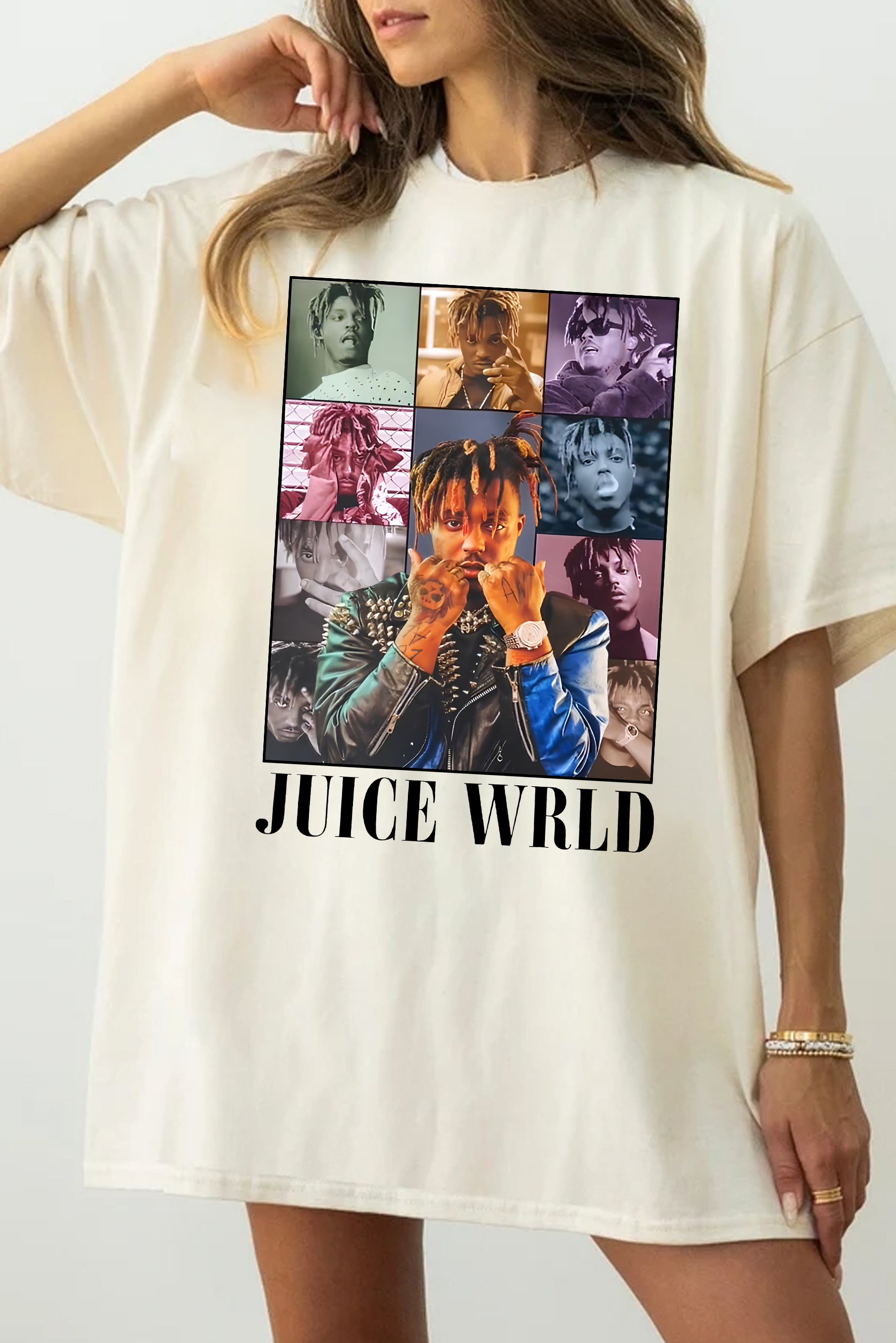 New Juice Wrld Portrait Tee For Women