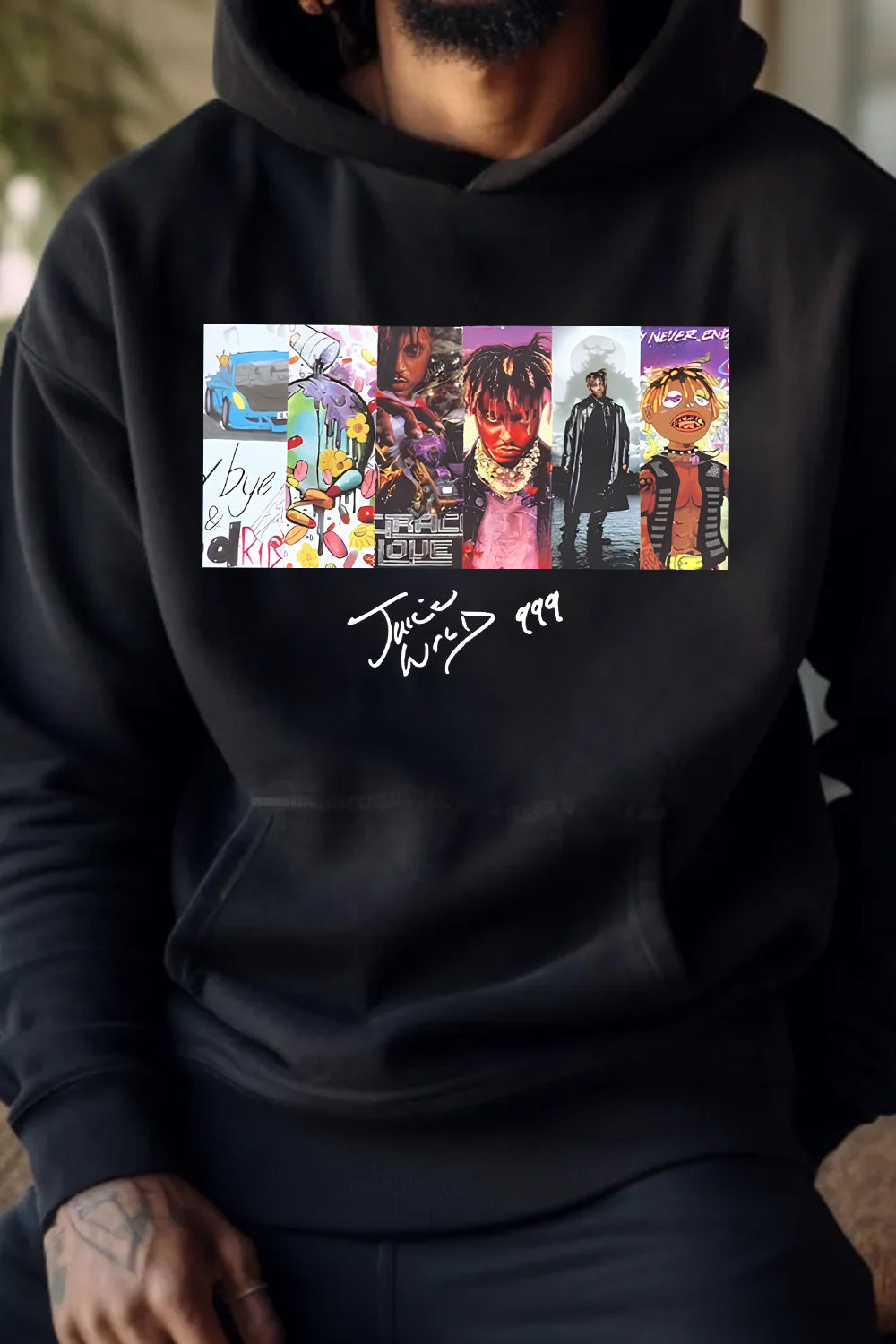 New Juice WRLD Best Albums Hoodie For Men