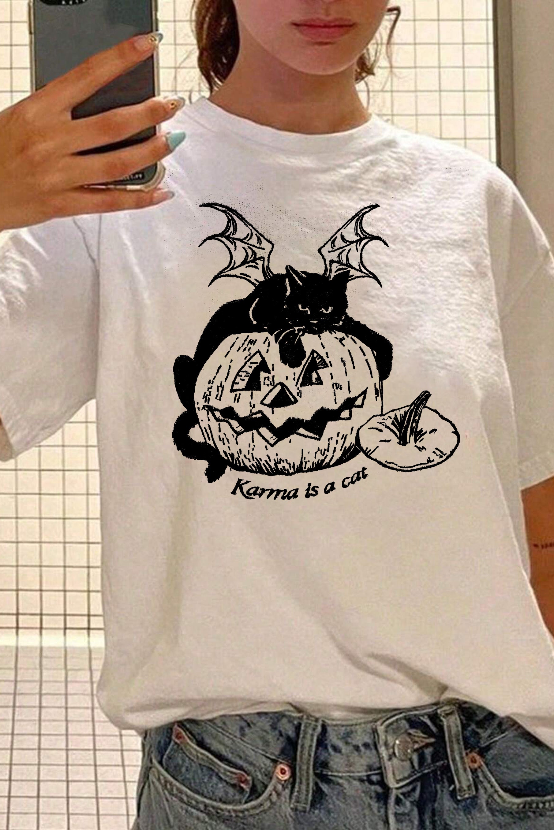 New Karma is a cat TTPD Tee For Women