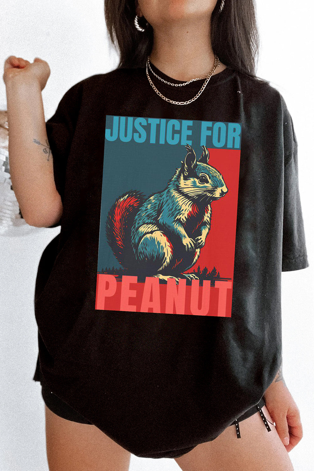 New Justice for Peanut the Squirrel Tee For Women