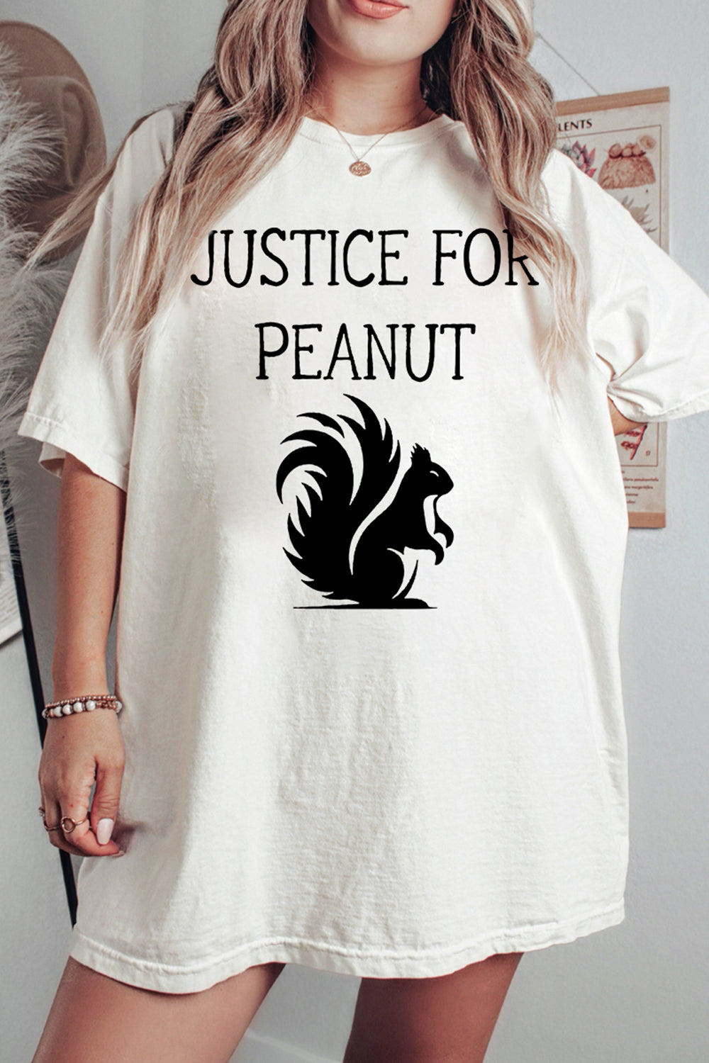 New Justice For Peanut Squirrel Lover Tee For Women